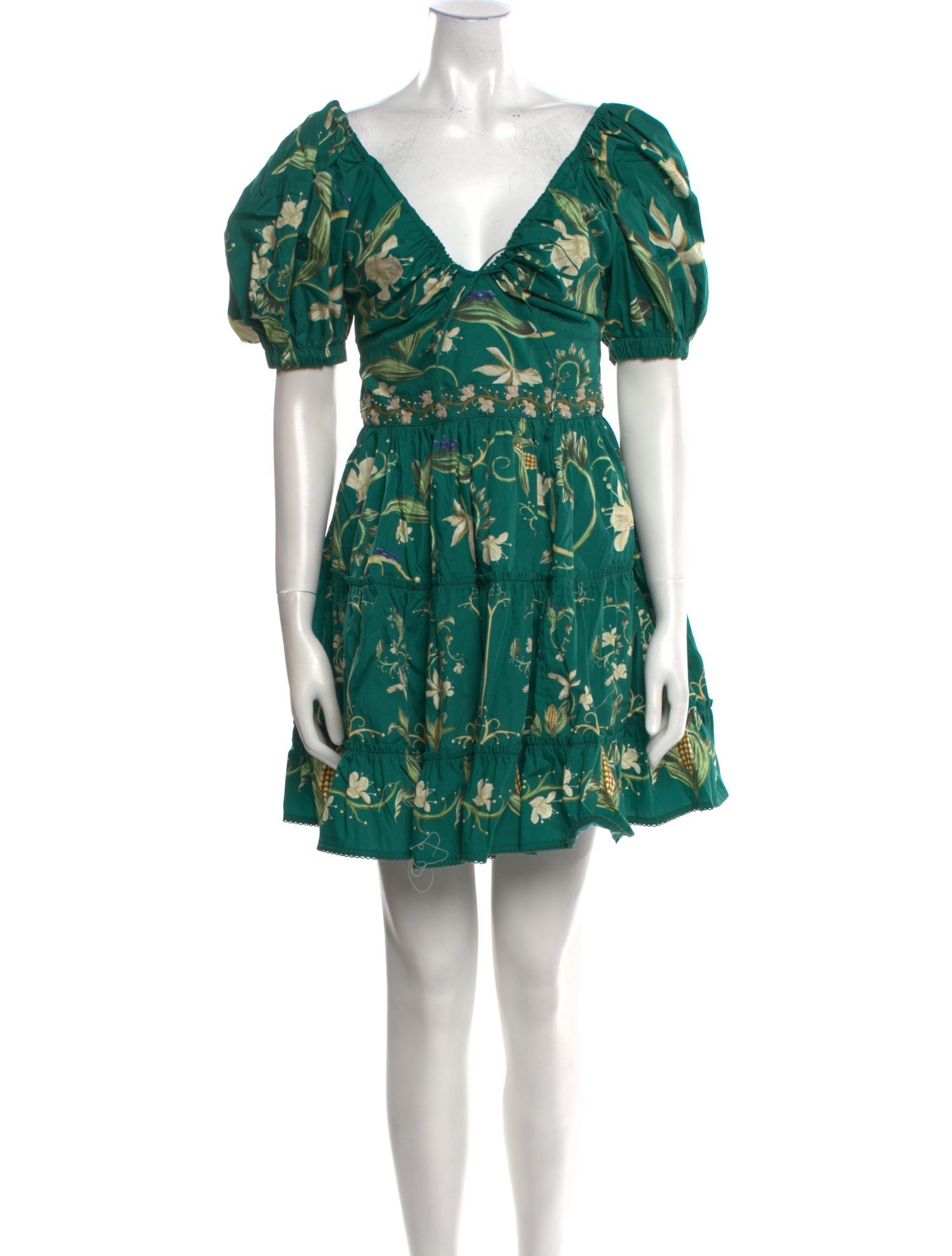Agua by Agua Bendita Floral Print Mini Dress w/ Tags