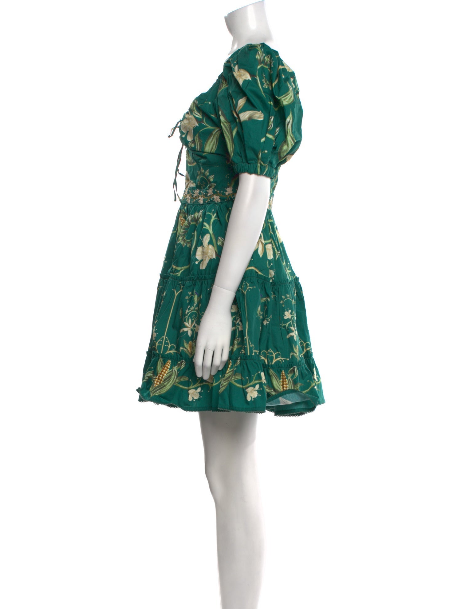 Agua by Agua Bendita Floral Print Mini Dress w/ Tags