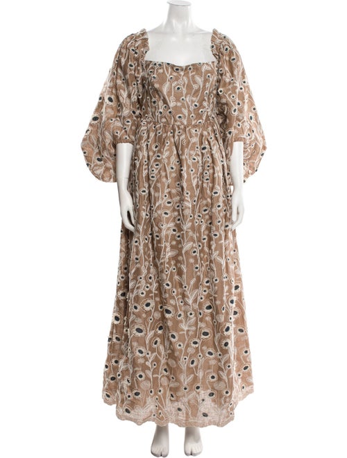 Agua by Agua Bendita Printed Long Dress