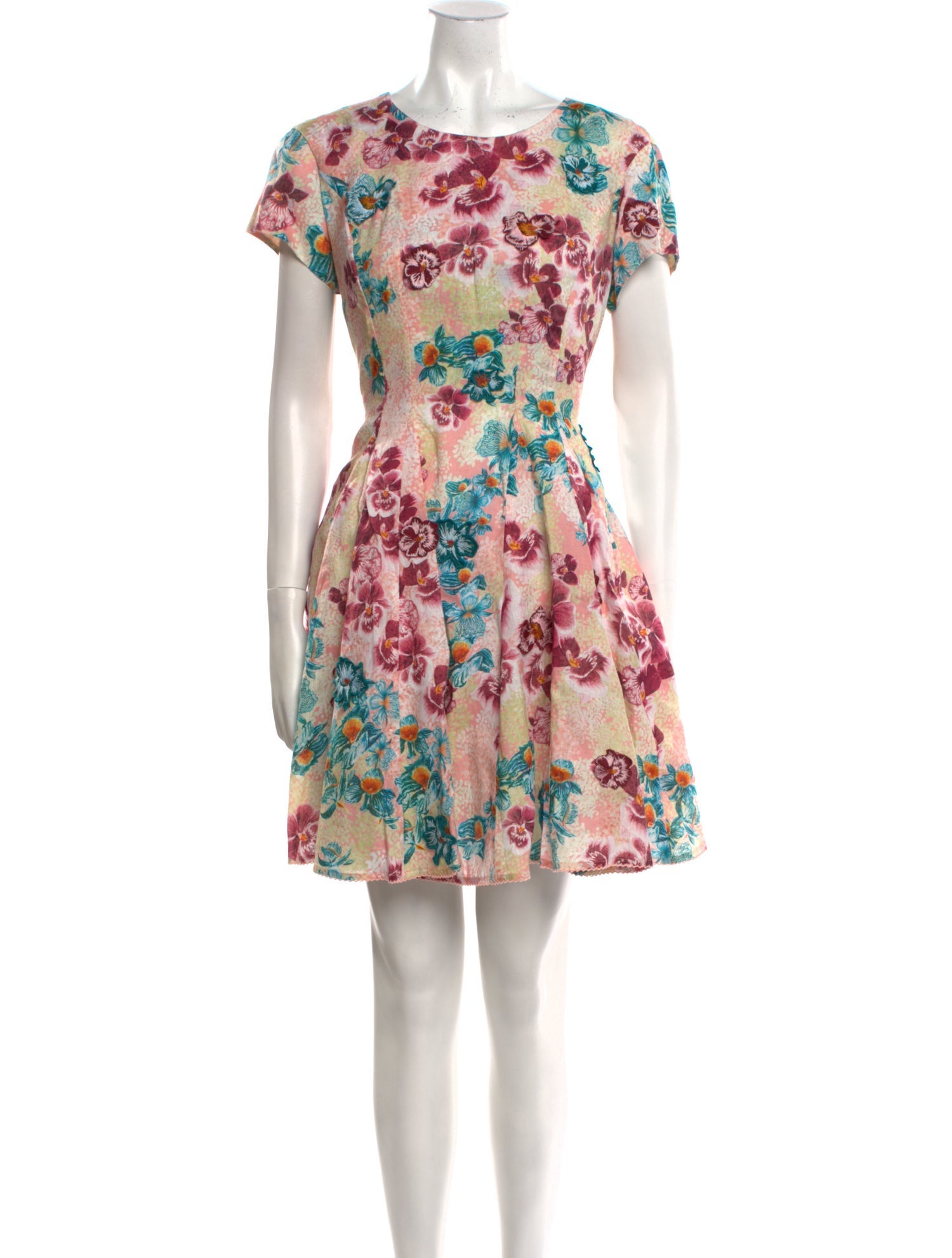 Agua by Agua Bendita Floral Print Mini Dress