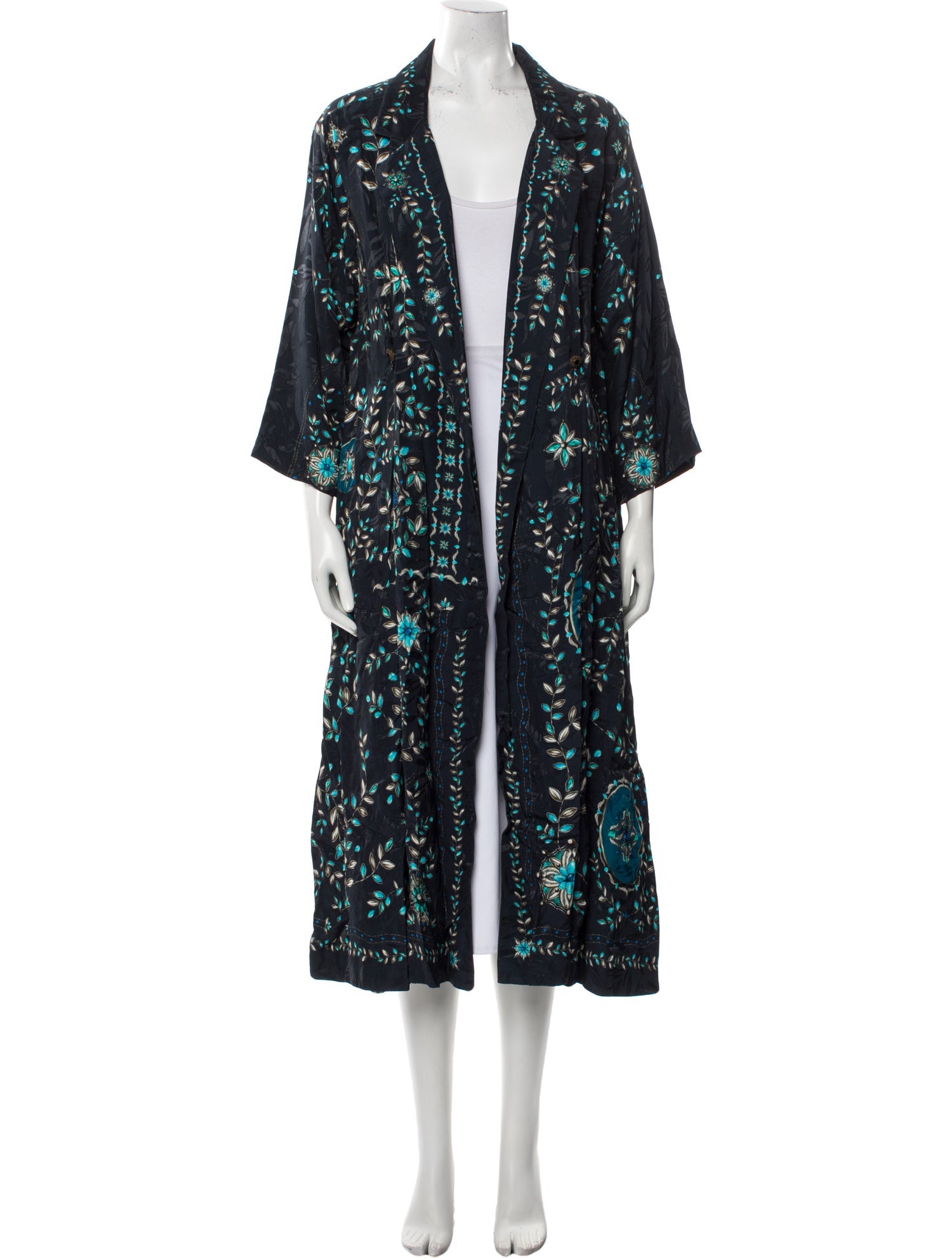 Agua by Agua Bendita Printed Coat w/ Tags