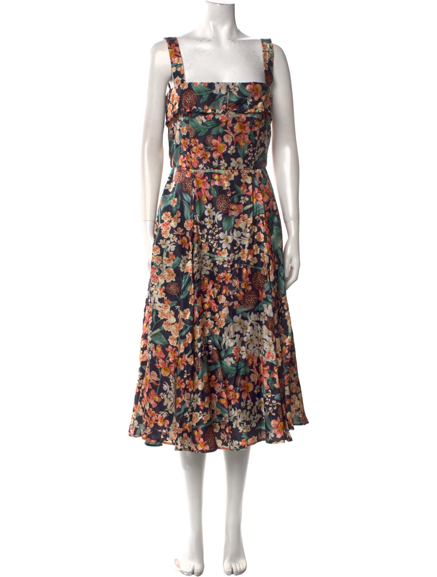 Agua by Agua Bendita Linen Midi Length Dress w/ Tags