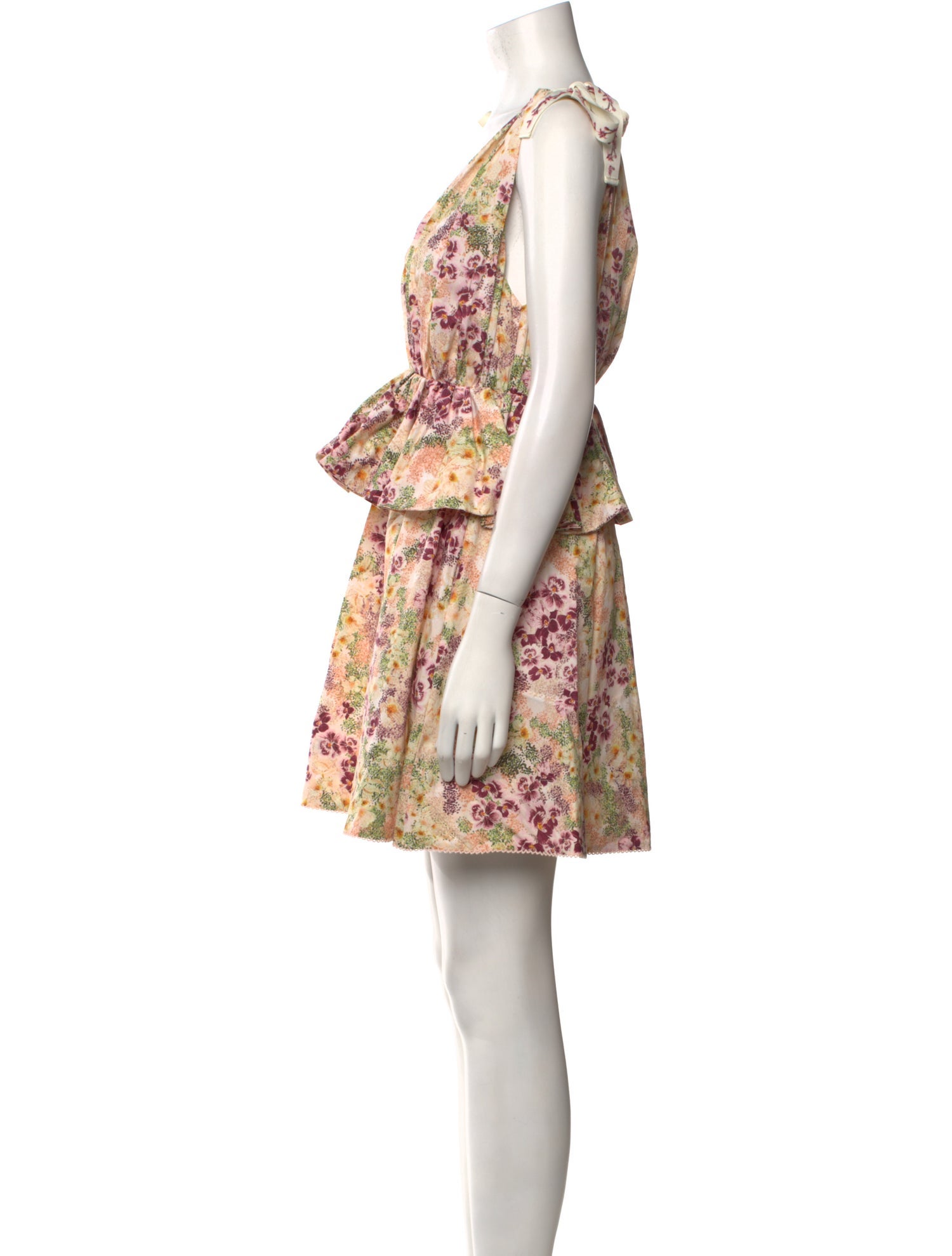 Agua by Agua Bendita Floral Print Mini Dress w/ Tags