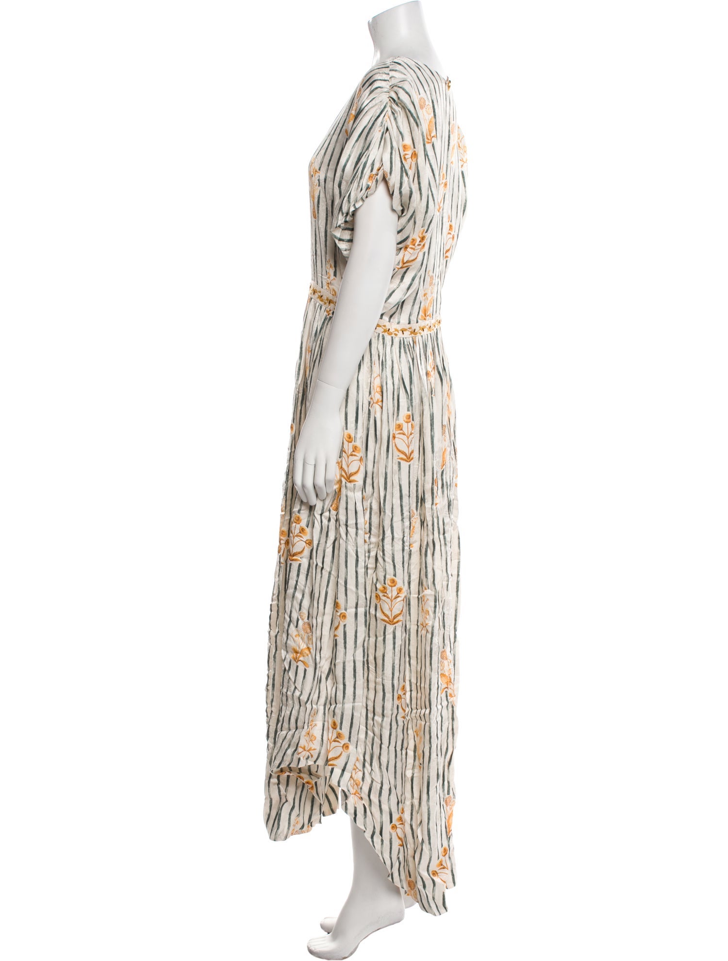 Agua by Agua Bendita Striped Long Dress w/ Tags