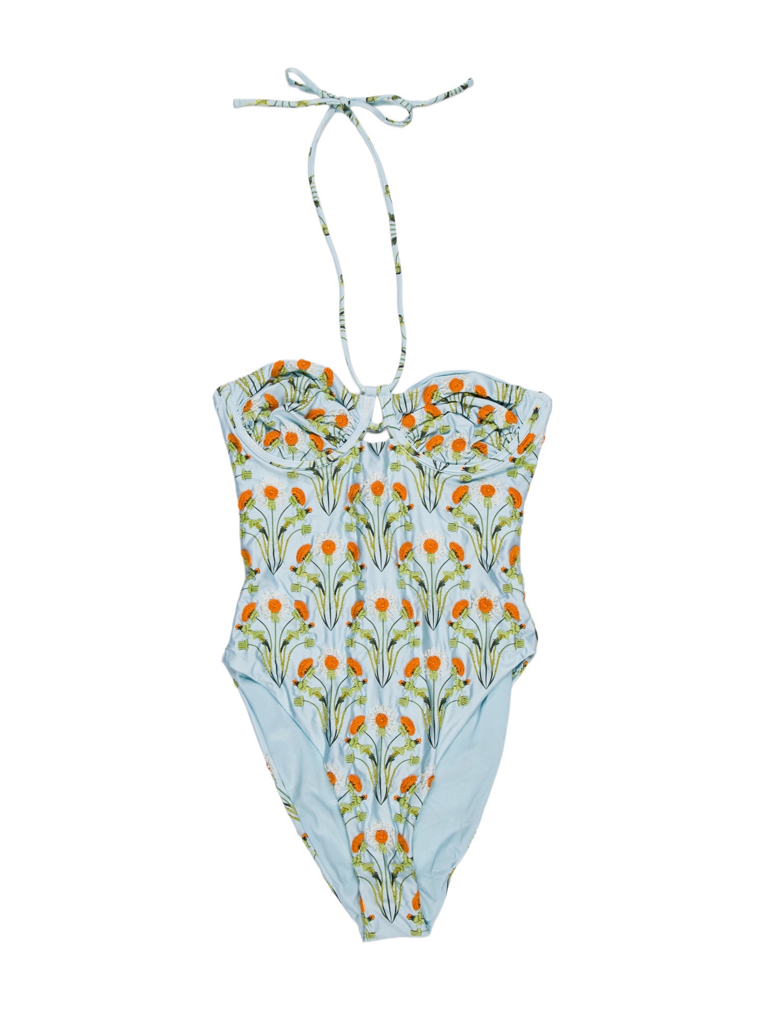 Agua by Agua Bendita Floral Print One-Piece