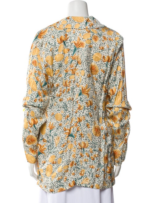 Agua by Agua Bendita Printed V-Neck Blouse