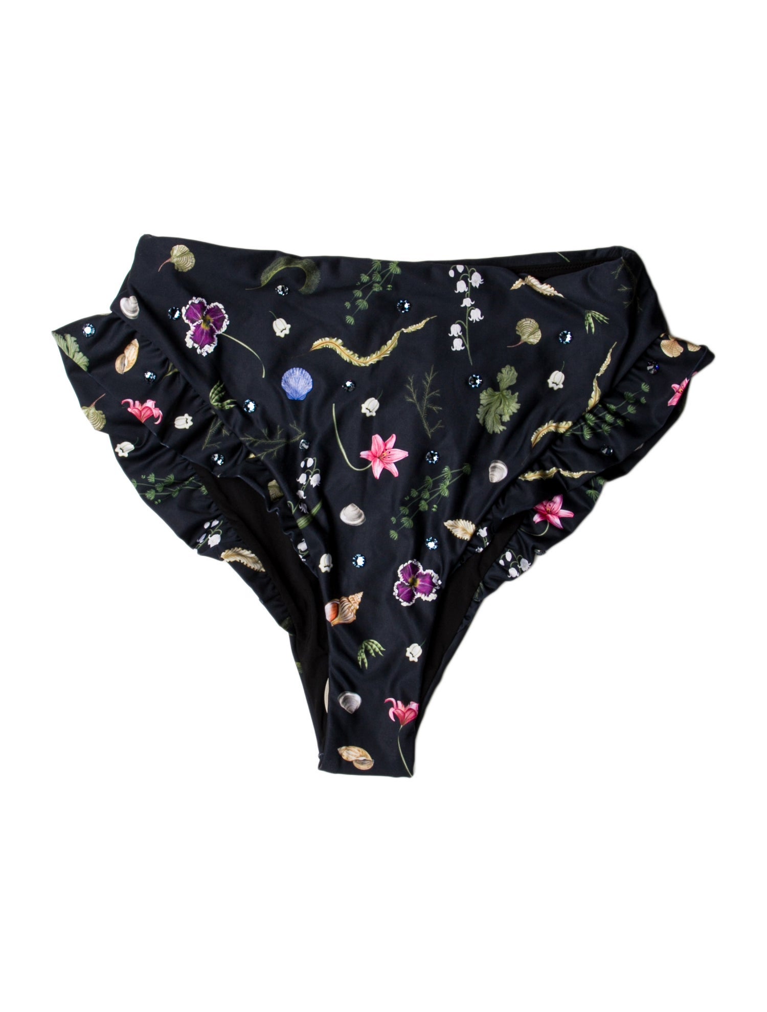 Agua by Agua Bendita Printed Crystal Embellishments Bottoms w/ Tags