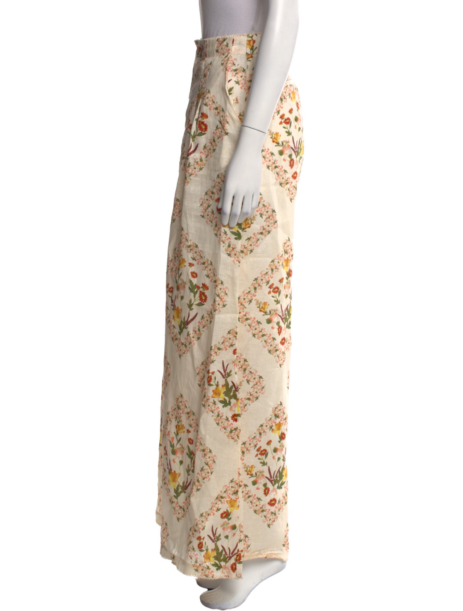 Agua by Agua Bendita Linen Wide Leg Pants