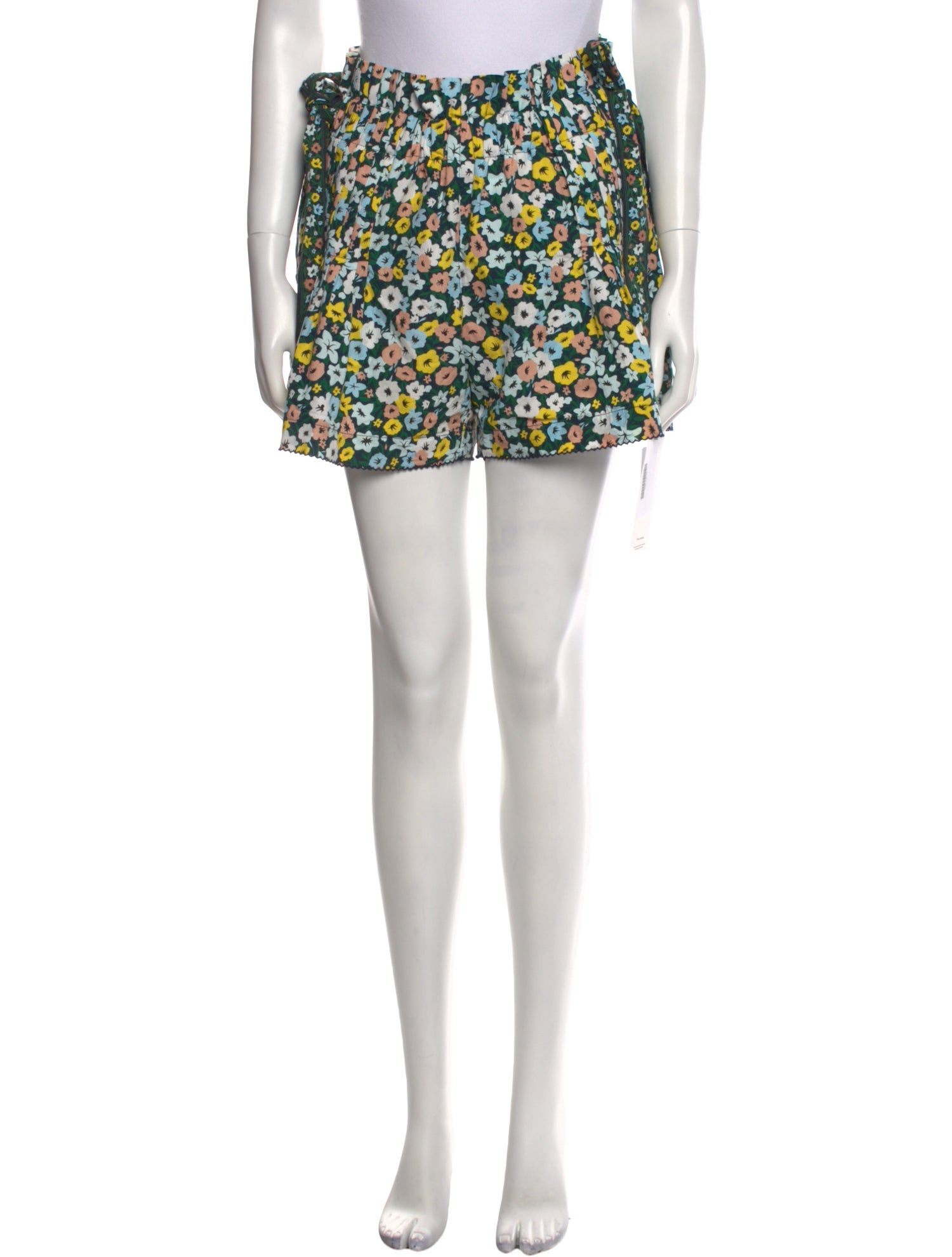 Agua by Agua Bendita Floral Print Mini Shorts