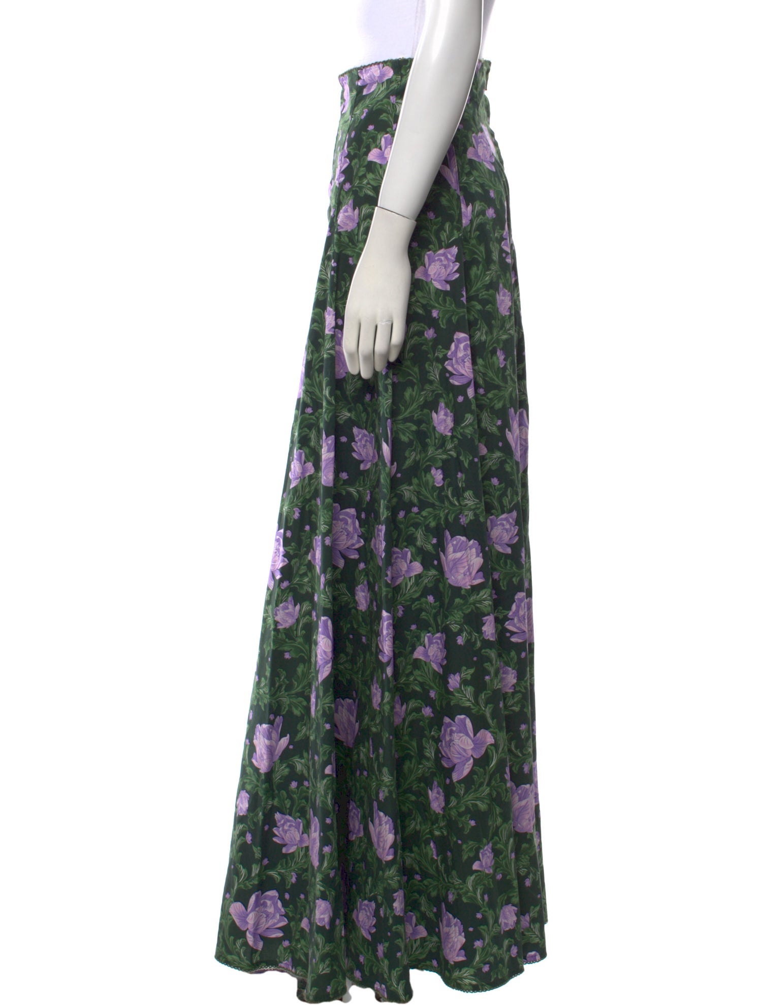 Agua by Agua Bendita Floral Print Long Skirt