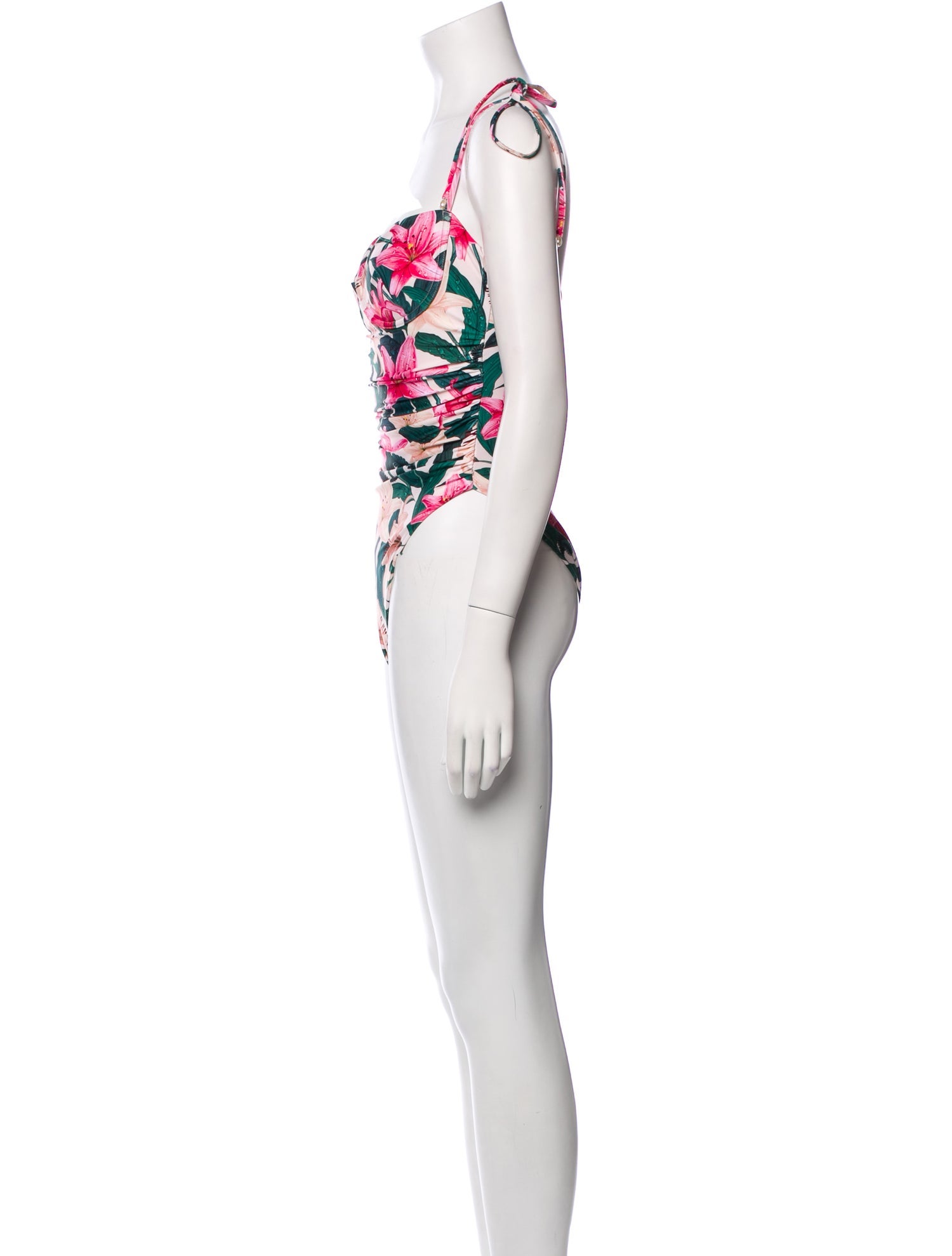 Agua by Agua Bendita Printed Beaded Accents One-Piece w/ Tags