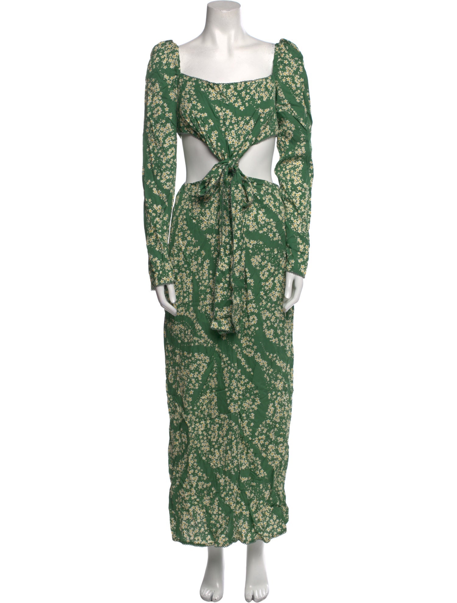 Agua by Agua Bendita Floral Print Long Dress