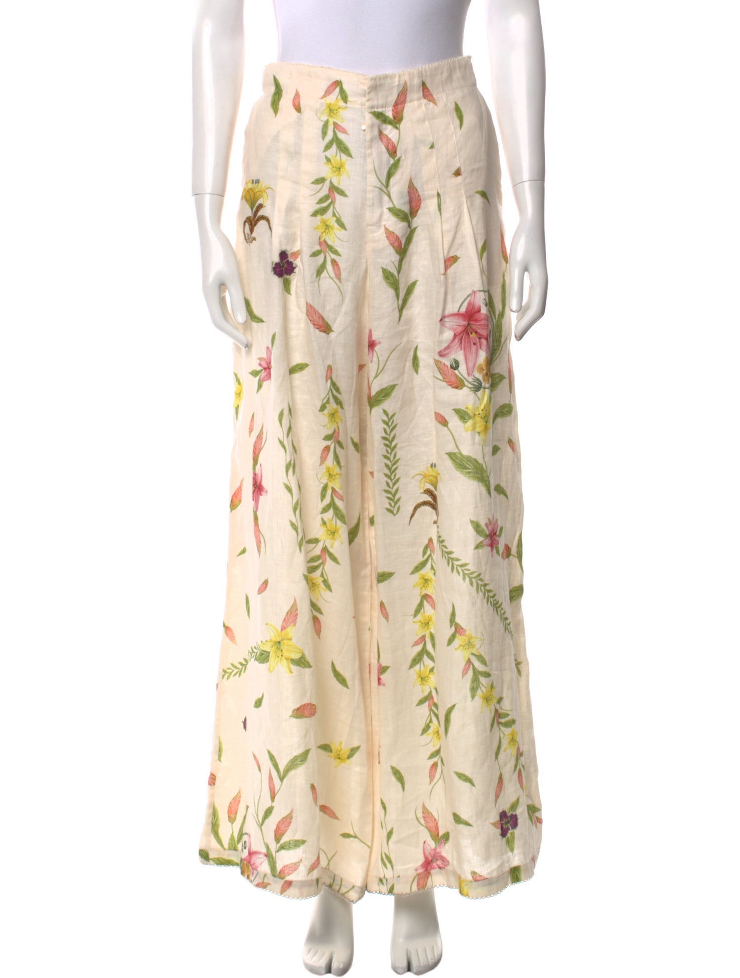 Agua by Agua Bendita Linen Wide Leg Pants