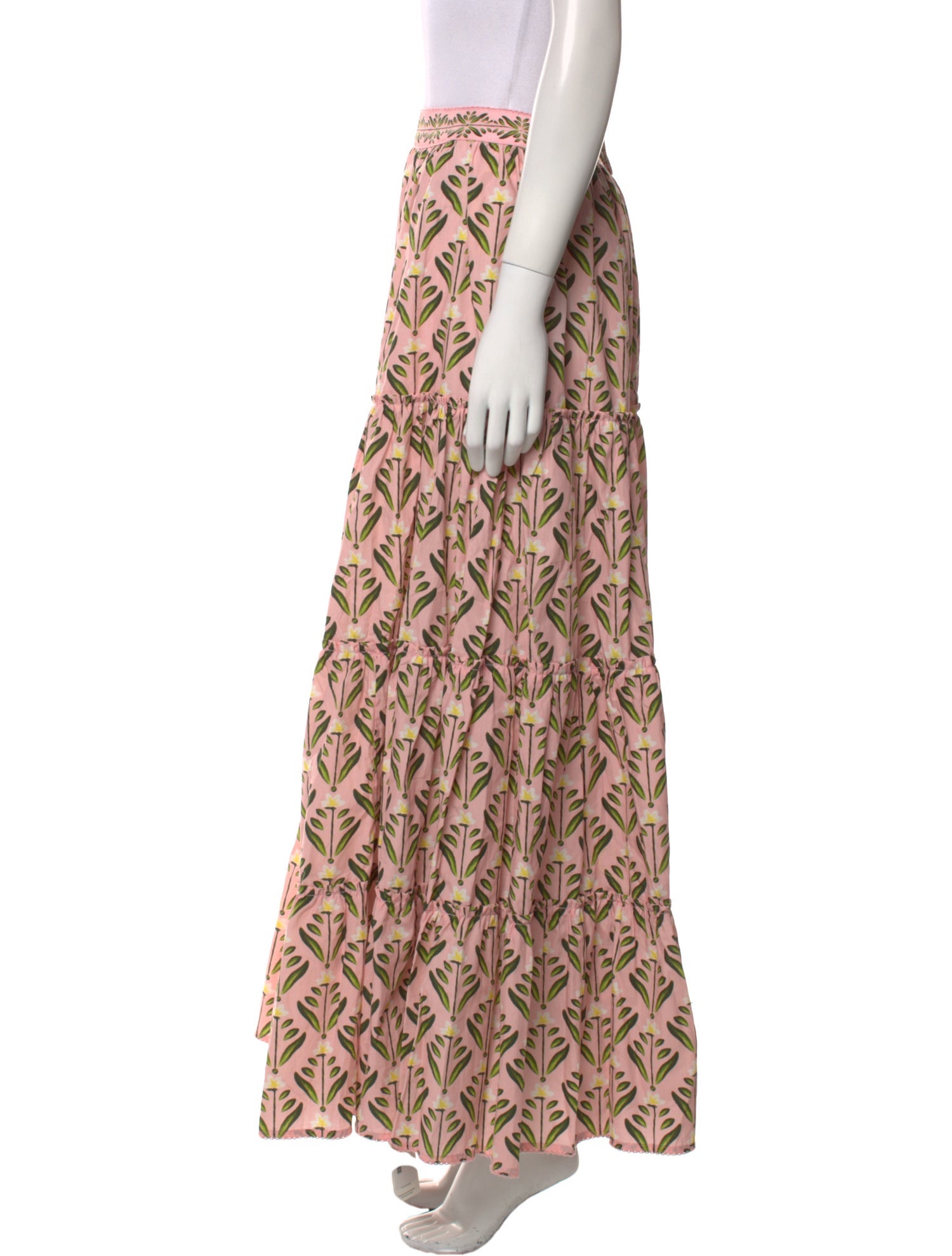 Agua by Agua Bendita Printed Long Skirt w/ Tags