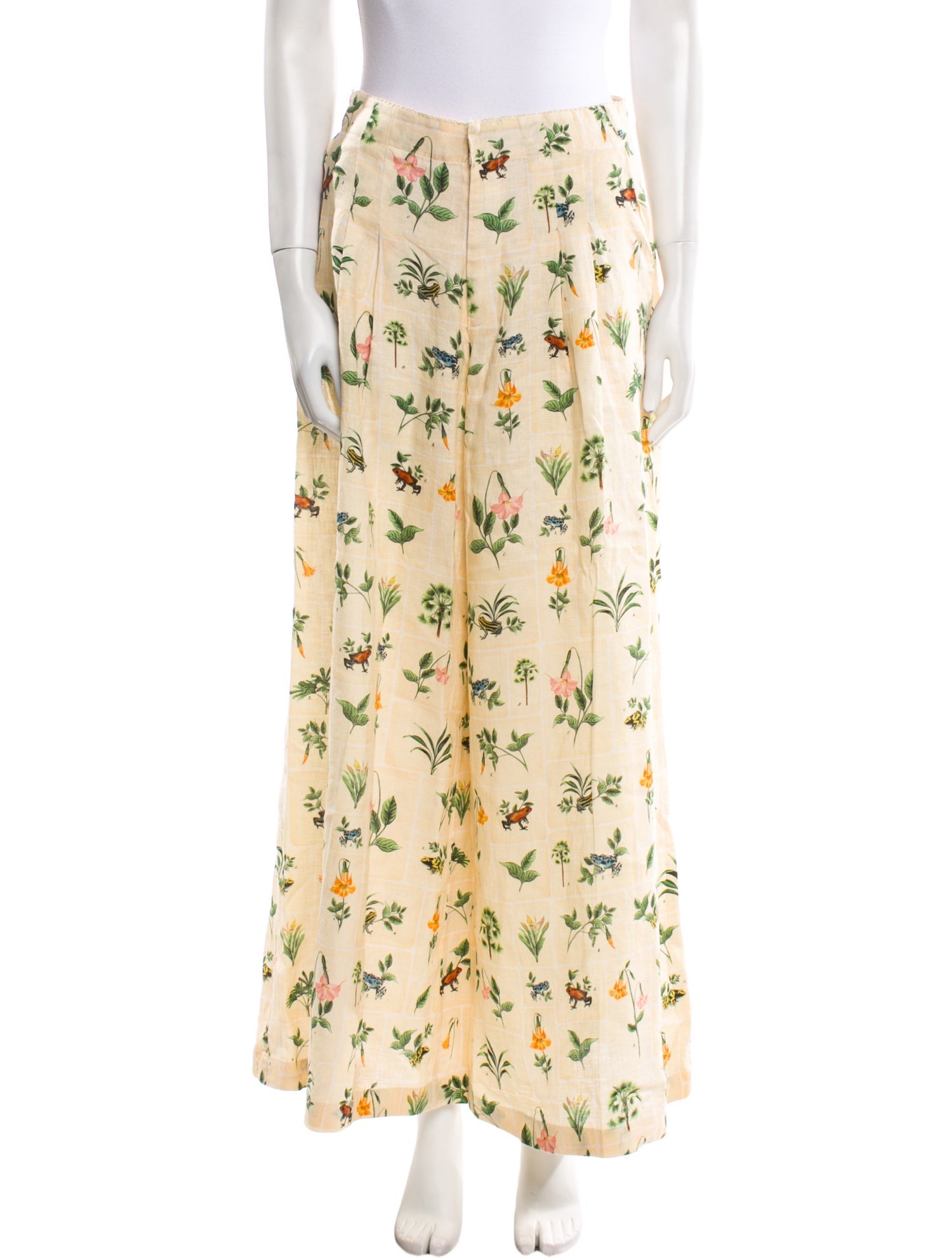 Agua by Agua Bendita Linen Wide Leg Pants