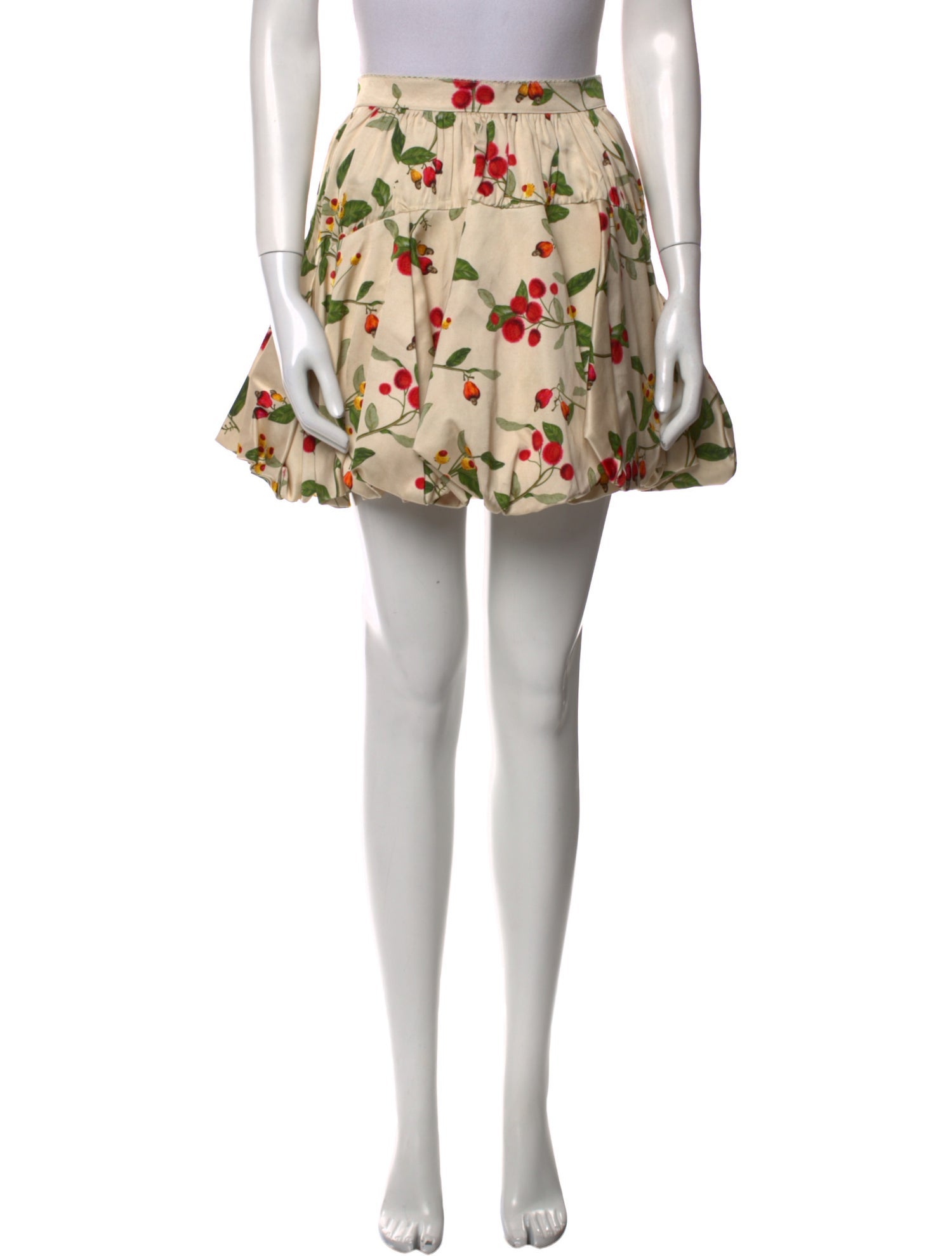 Agua by Agua Bendita Floral Print Mini Skirt