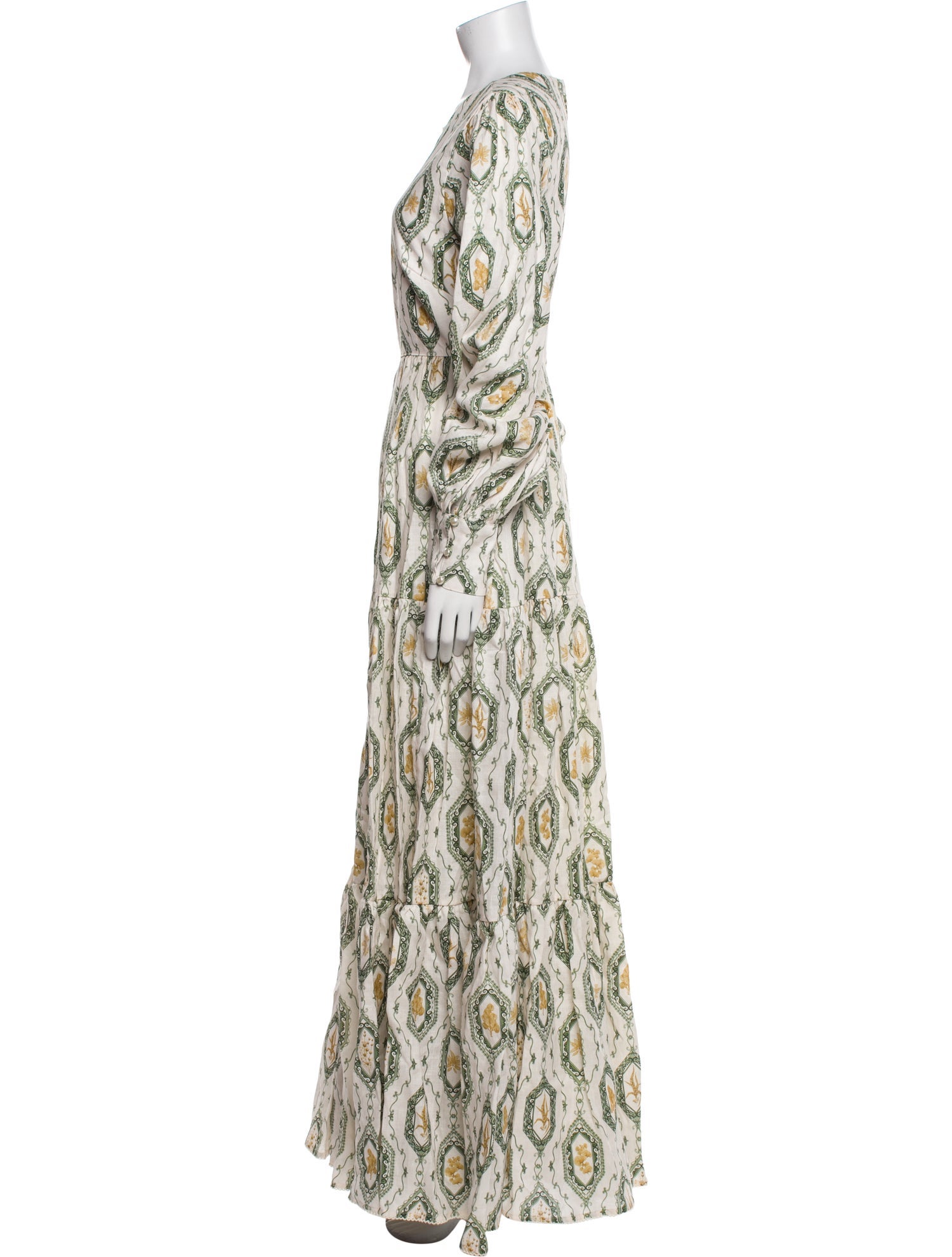 Agua by Agua Bendita Linen Long Dress w/ Tags