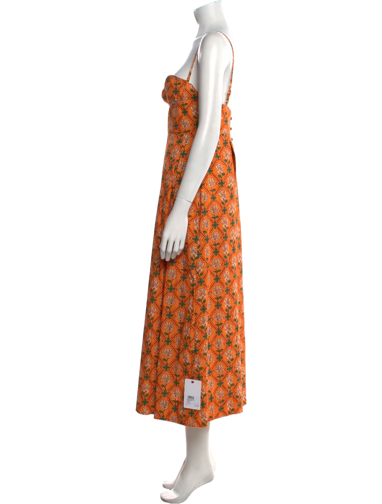 Agua by Agua Bendita Floral Print Long Dress w/ Tags