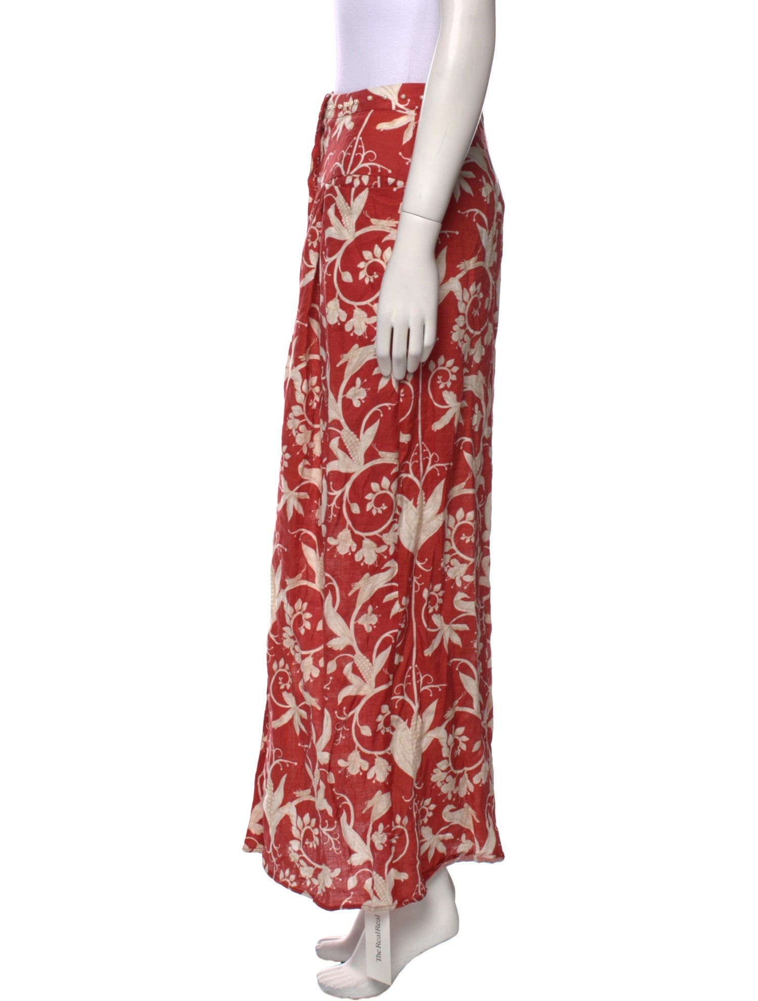 Agua by Agua Bendita Linen Long Skirt w/ Tags