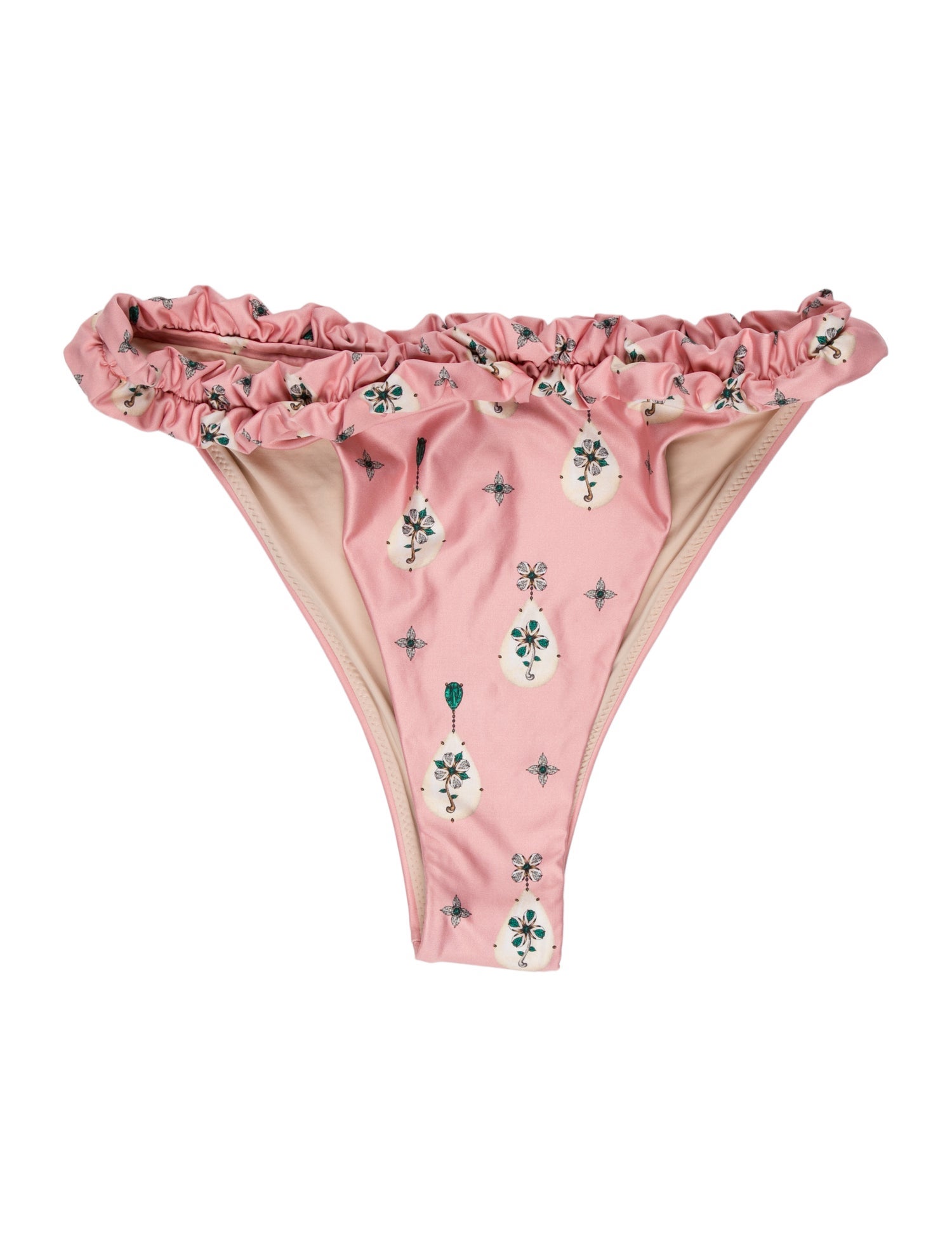 Agua by Agua Bendita Floral Print Bottoms w/ Tags