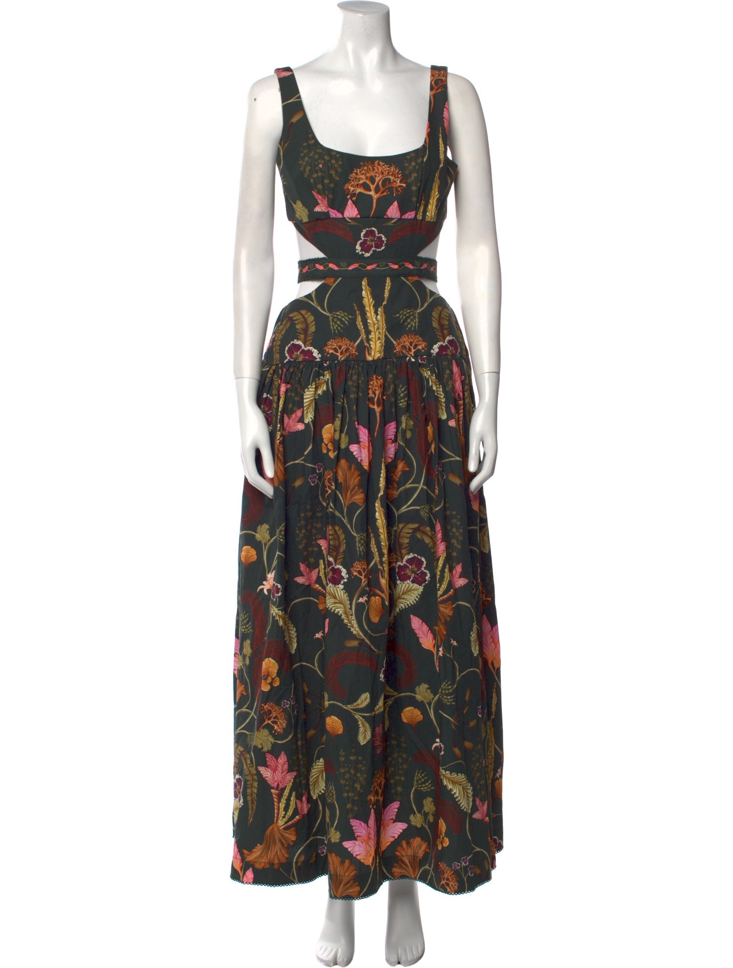 Agua by Agua Bendita Floral Print Long Dress