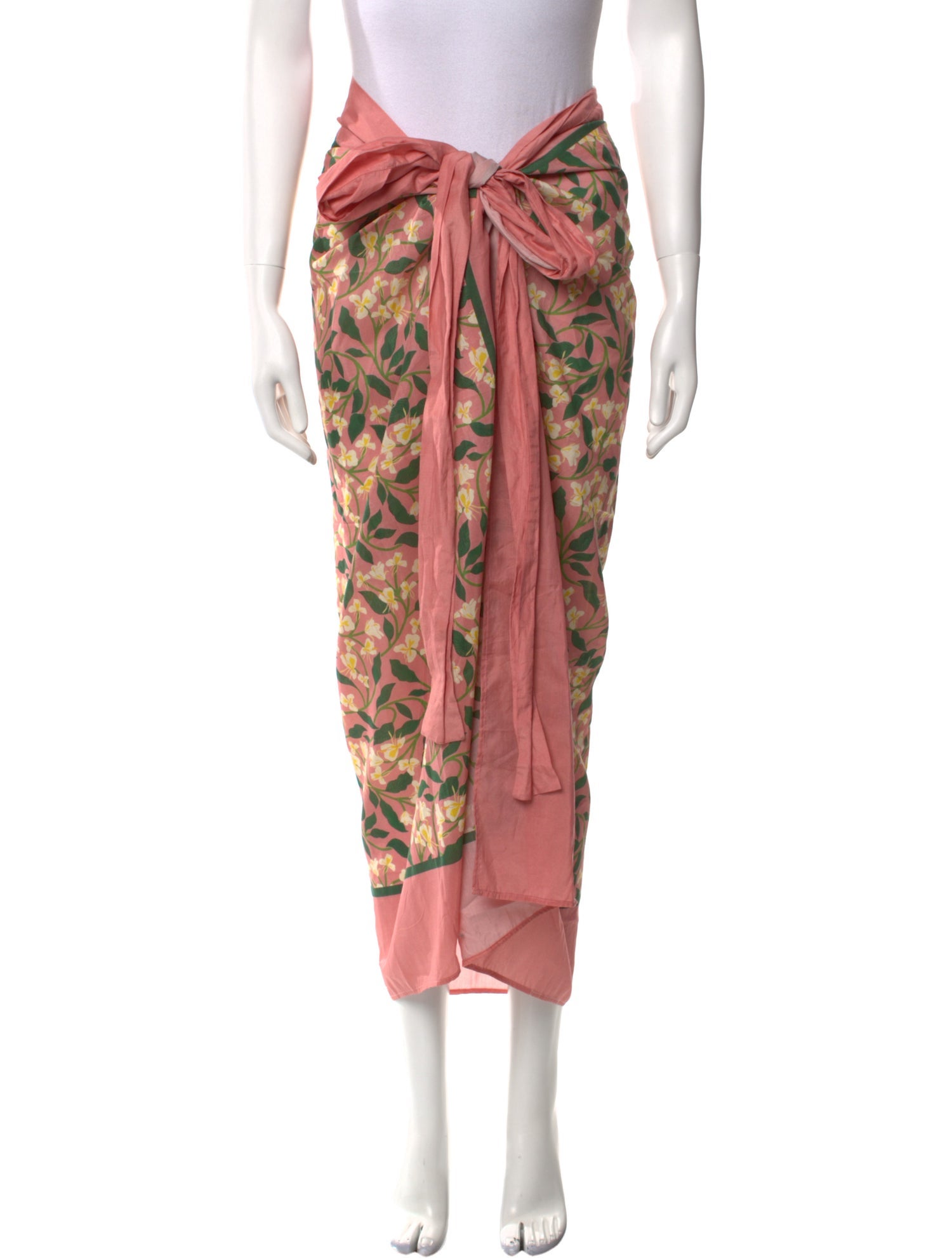 Agua by Agua Bendita Floral Print Long Skirt