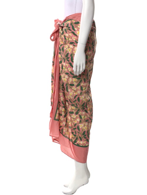 Agua by Agua Bendita Floral Print Long Skirt