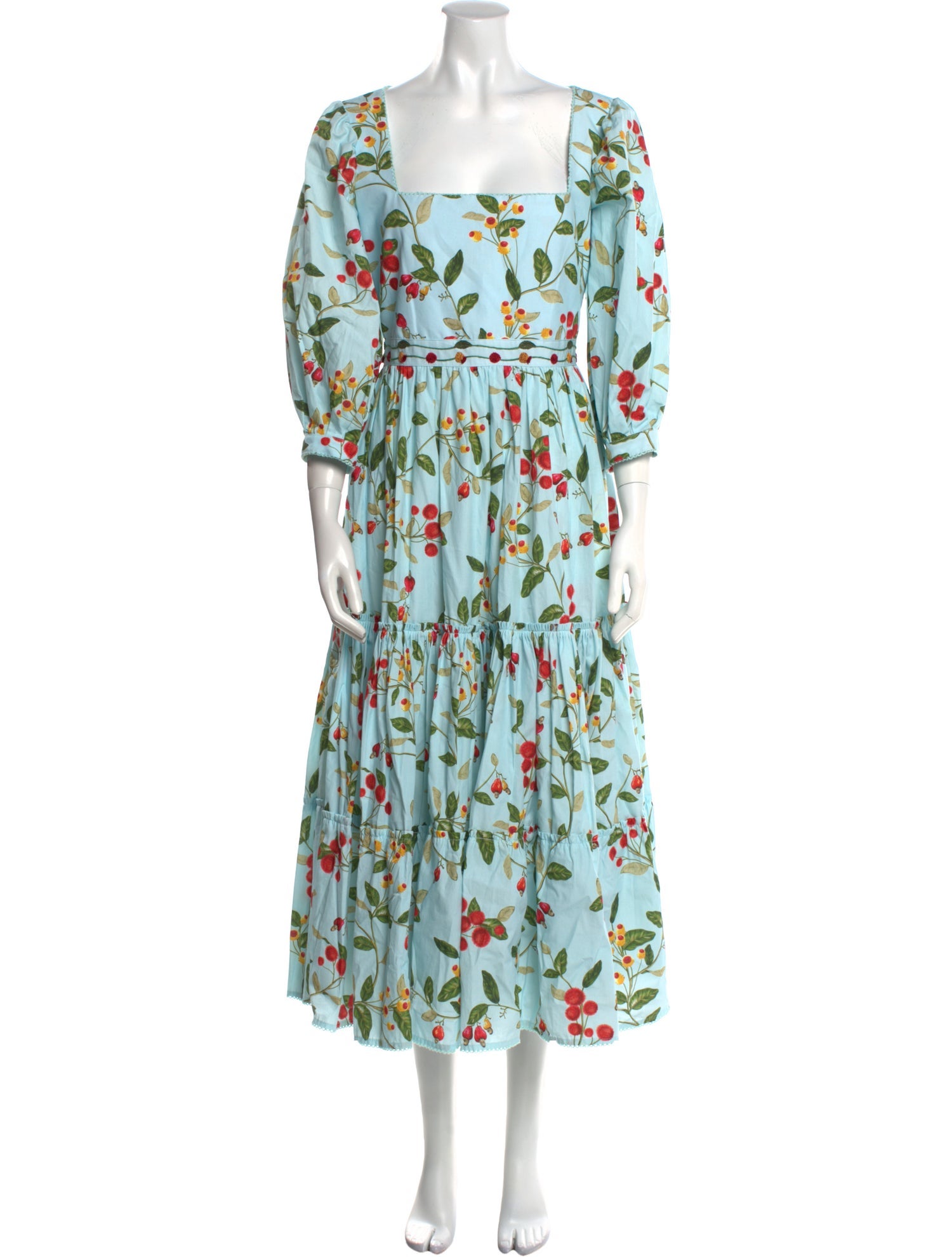 Agua by Agua Bendita Floral Print Long Dress w/ Tags