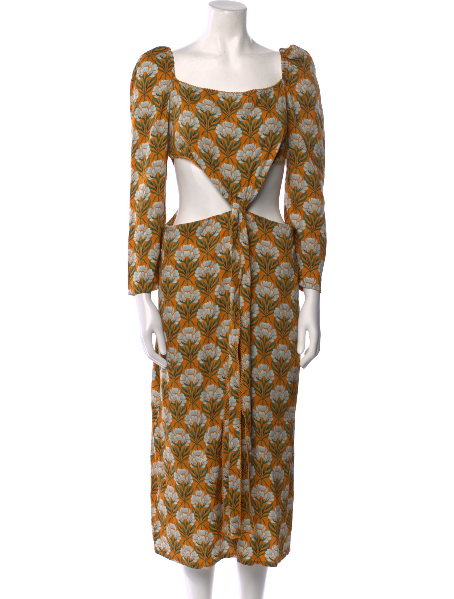 Agua by Agua Bendita Printed Midi Length Dress