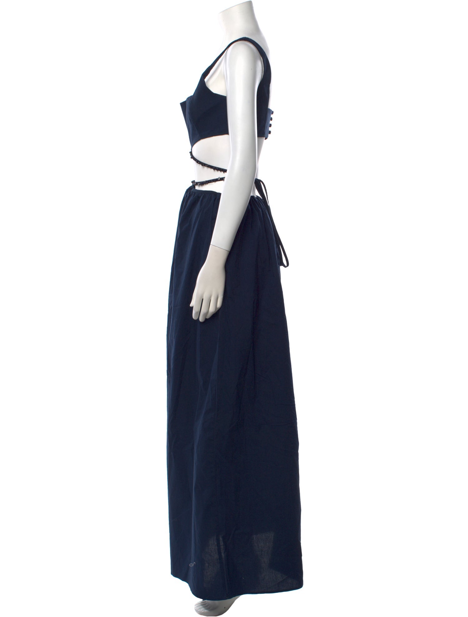 Agua by Agua Bendita Square Neckline Long Dress