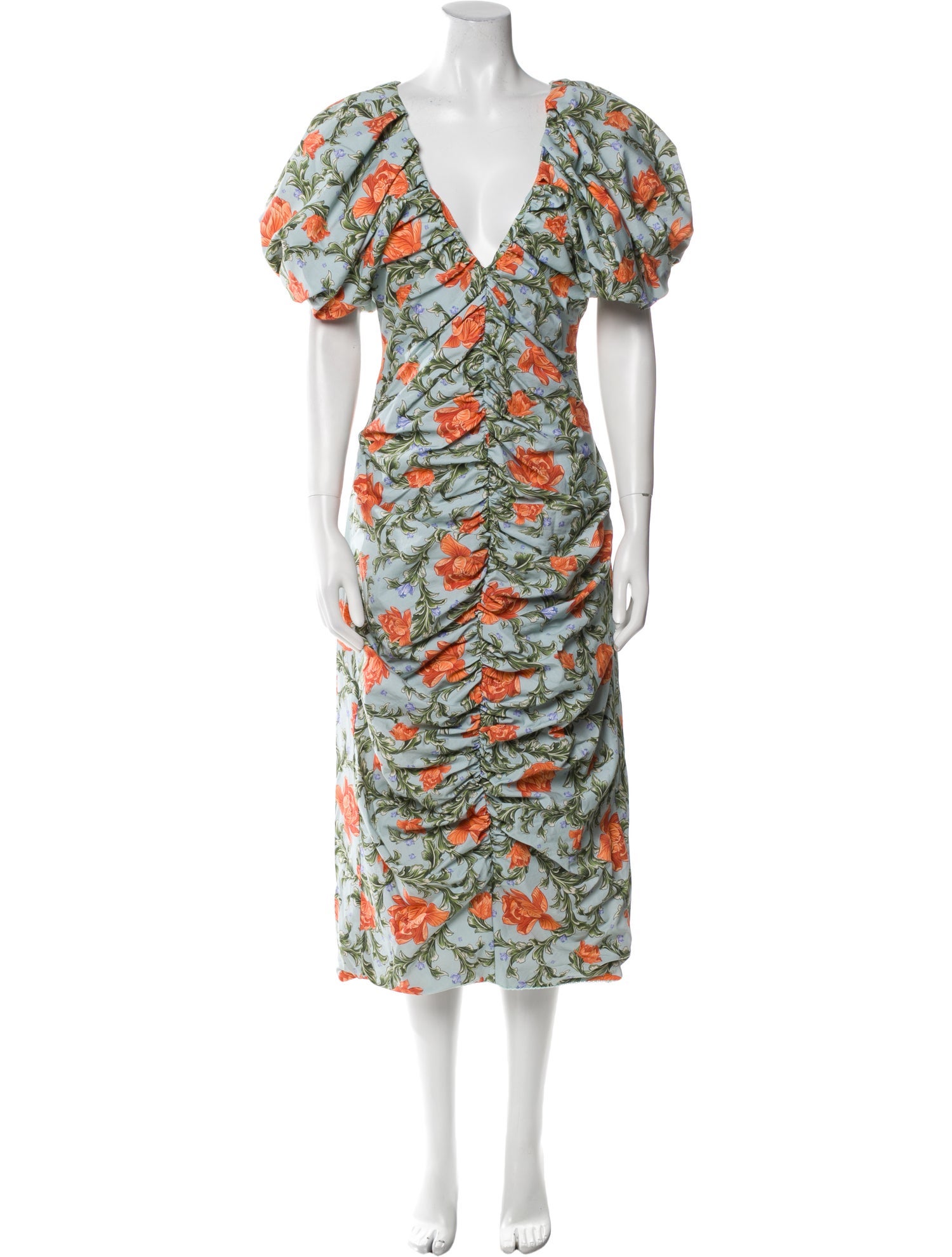 Agua by Agua Bendita Floral Print Long Dress