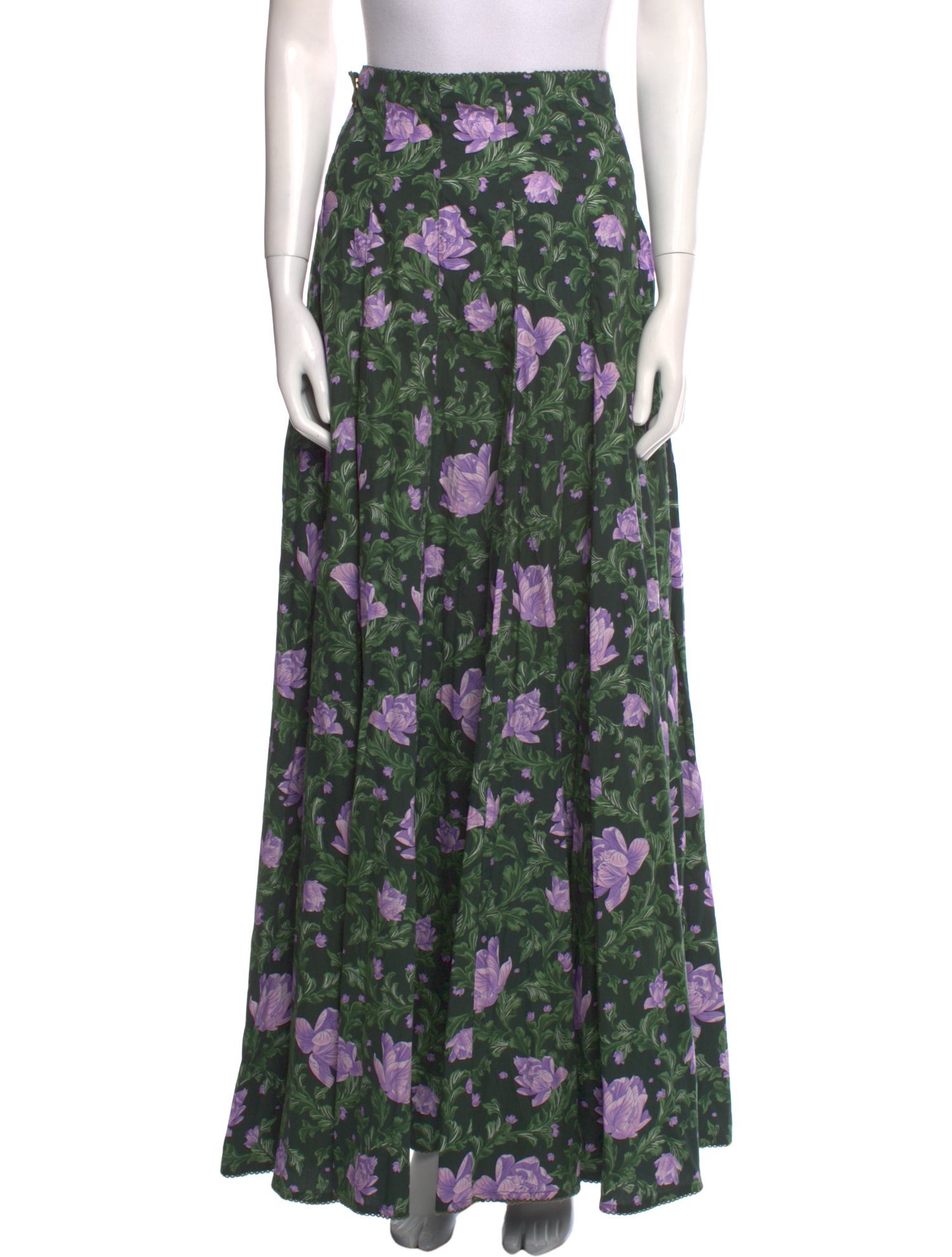 Agua by Agua Bendita Floral Print Long Skirt