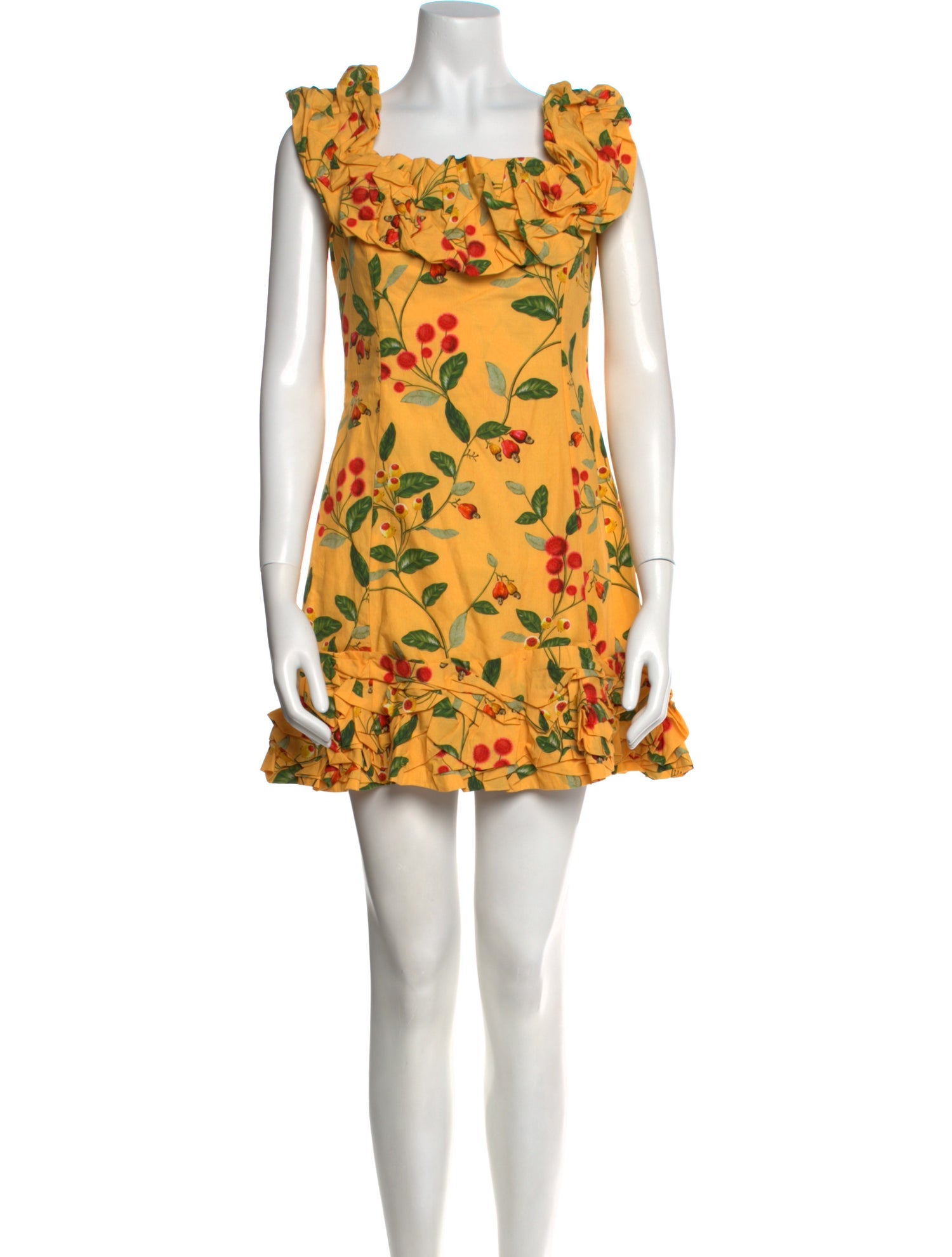 Agua by Agua Bendita Floral Print Mini Dress