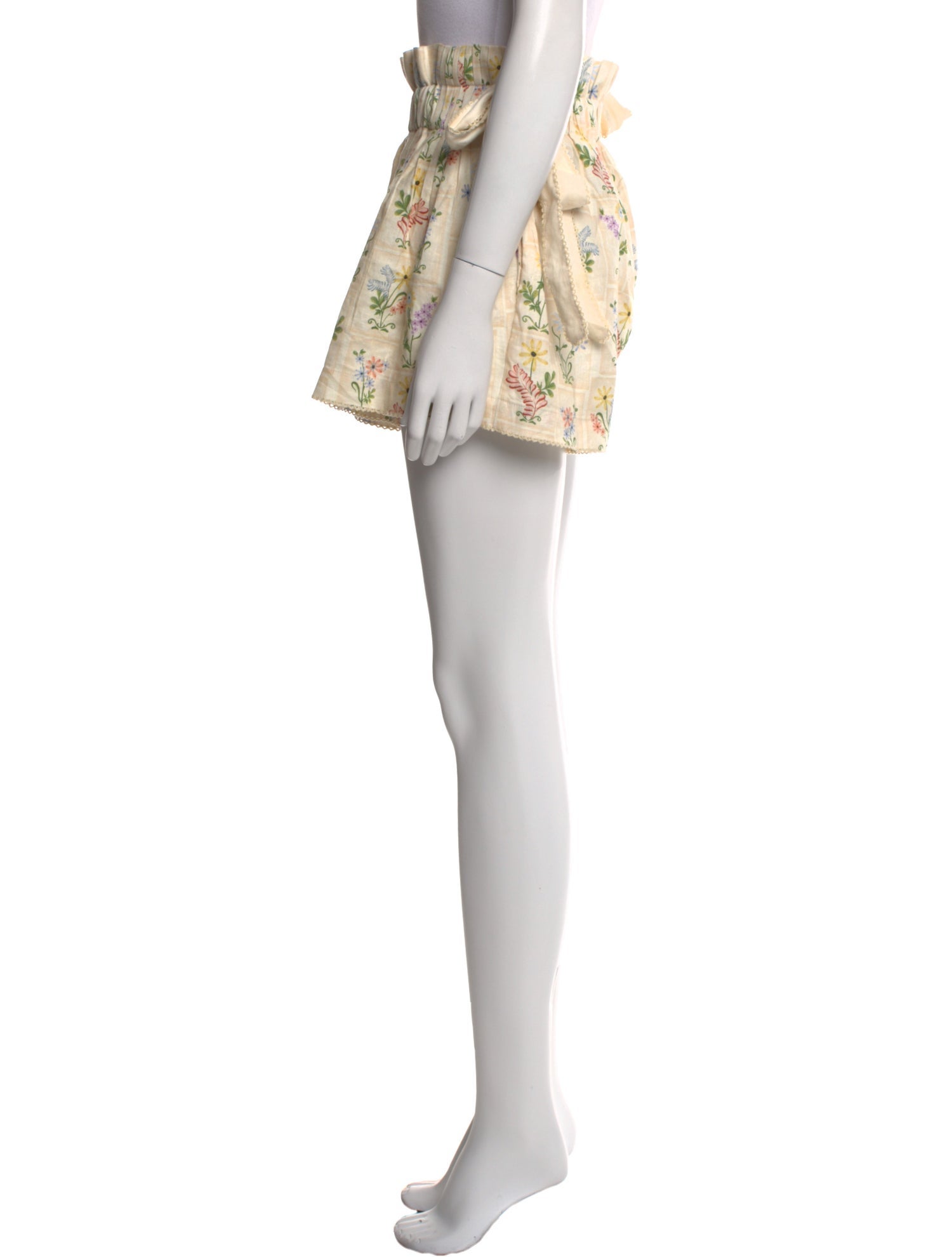 Agua by Agua Bendita Linen Mini Shorts