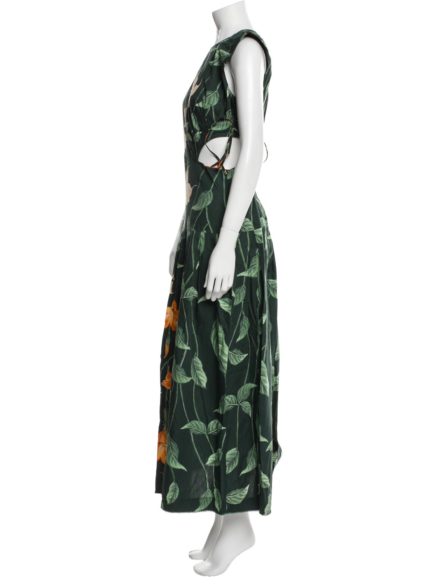 Agua by Agua Bendita Floral Print Long Dress