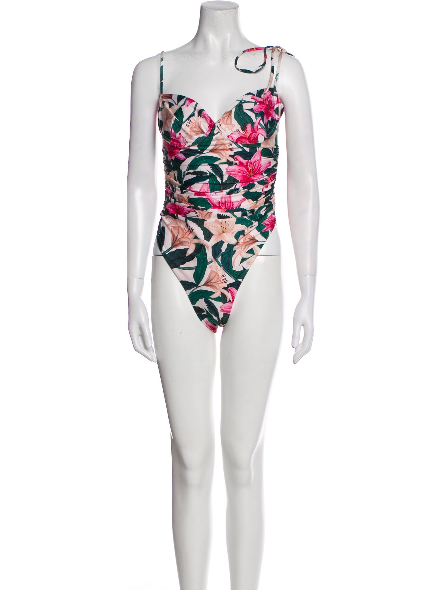 Agua by Agua Bendita Printed Beaded Accents One-Piece w/ Tags