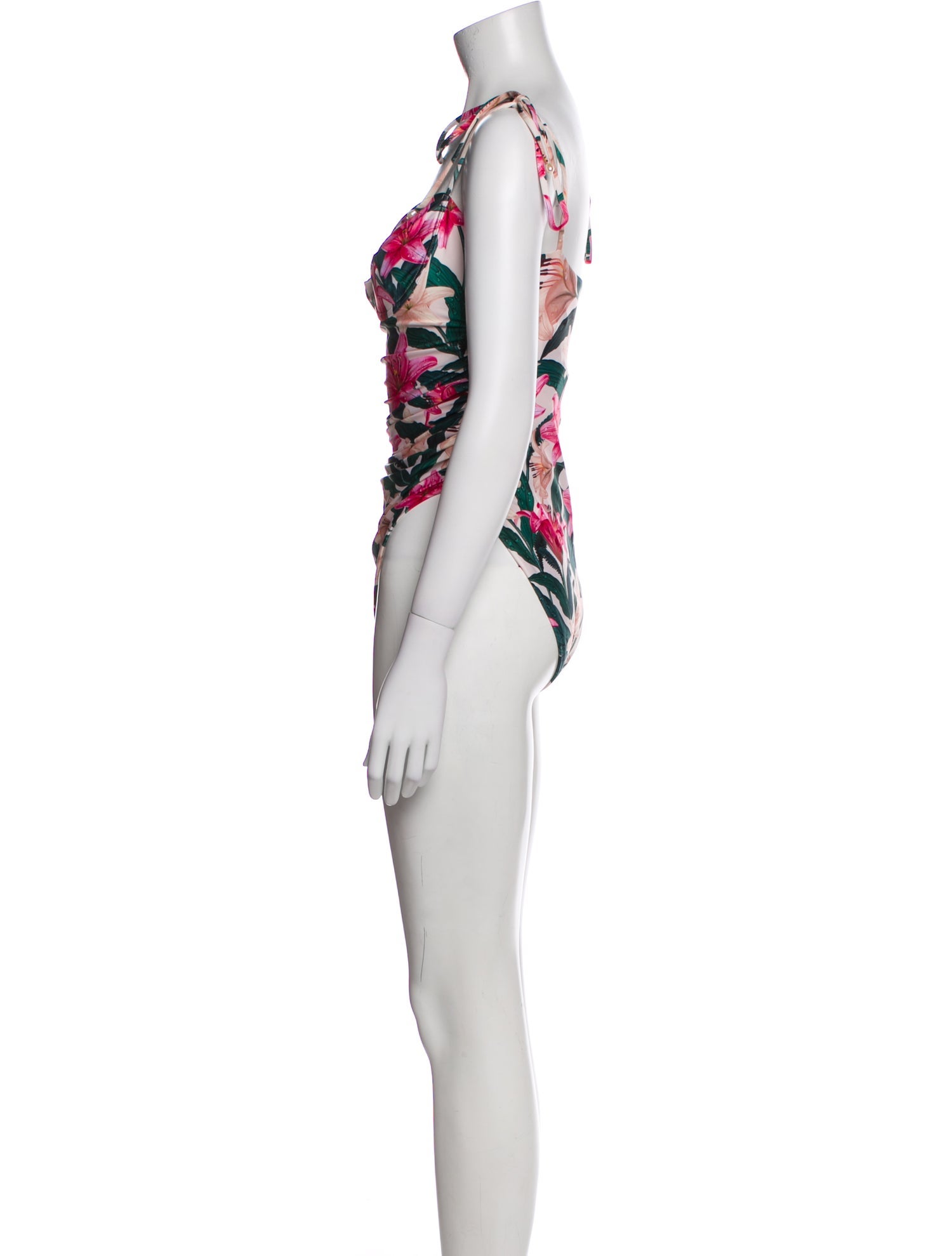 Agua by Agua Bendita Printed Beaded Accents One-Piece w/ Tags