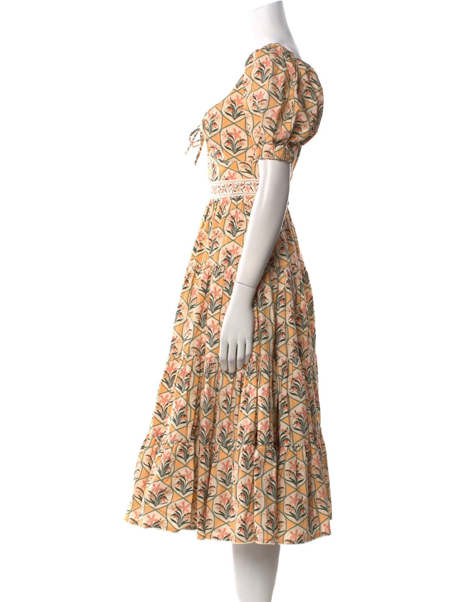 Agua by Agua Bendita Printed Midi Length Dress