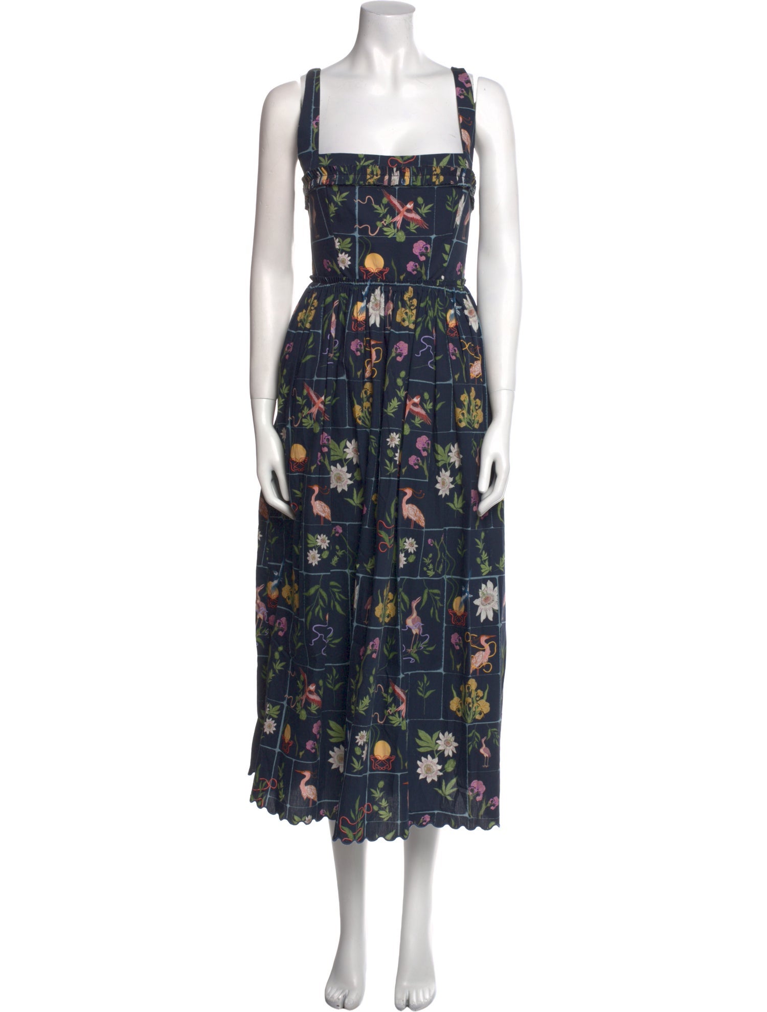 Agua by Agua Bendita Floral Print Long Dress w/ Tags