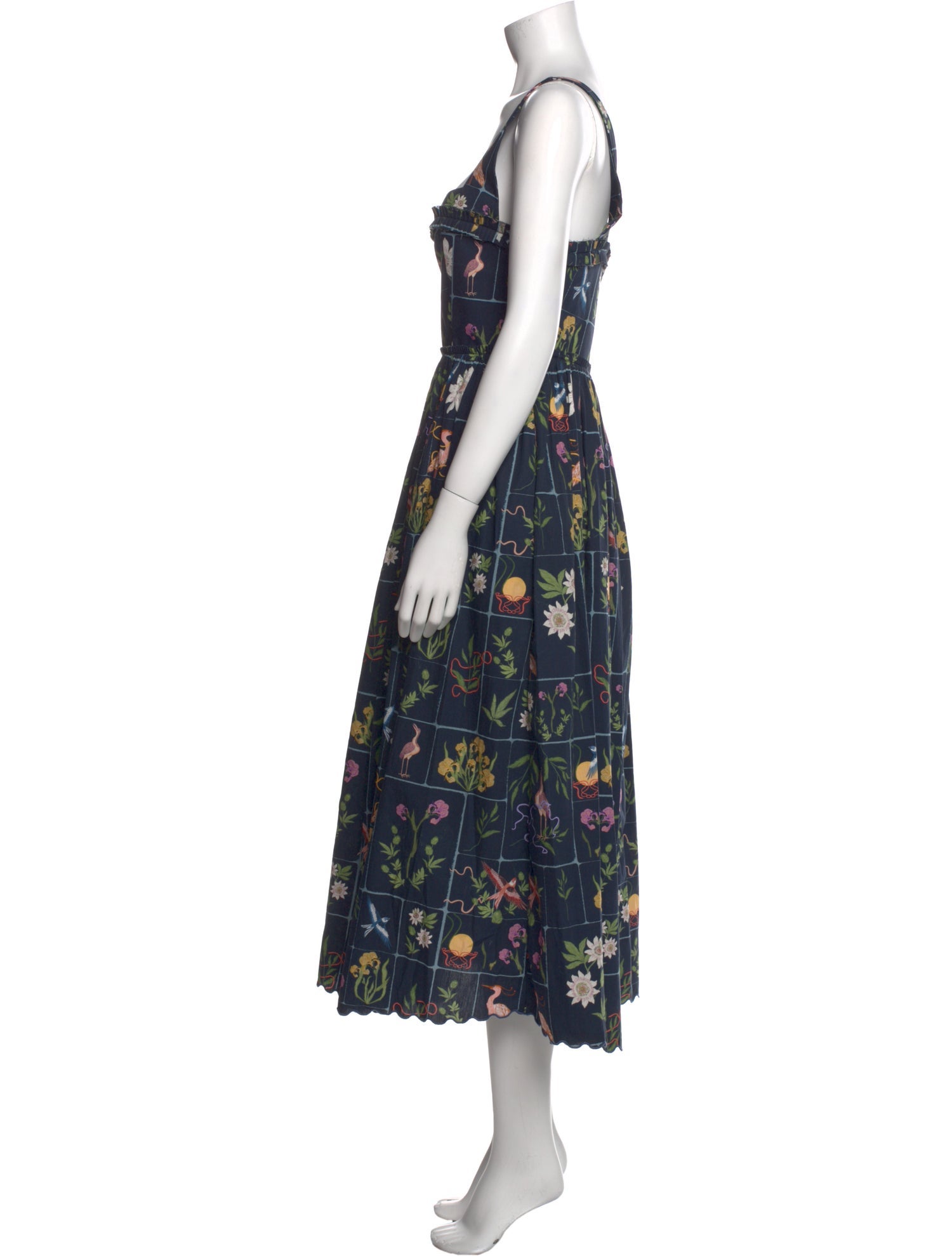Agua by Agua Bendita Floral Print Long Dress w/ Tags
