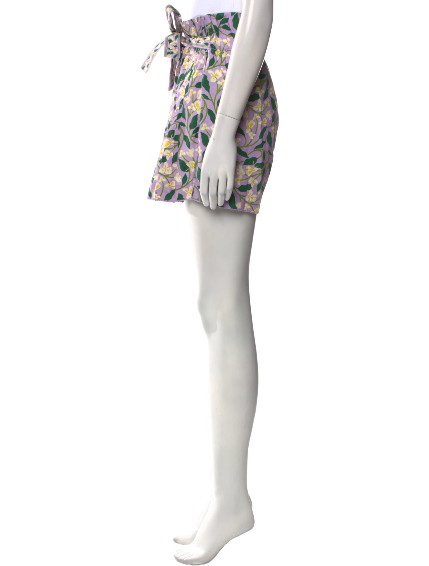 Agua by Agua Bendita Printed Mini Shorts