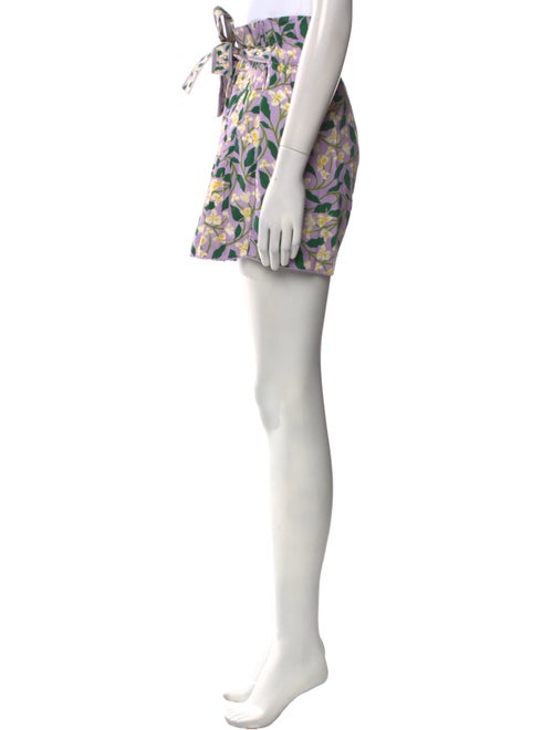 Agua by Agua Bendita Printed Mini Shorts