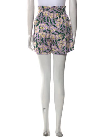 Agua by Agua Bendita Printed Mini Shorts