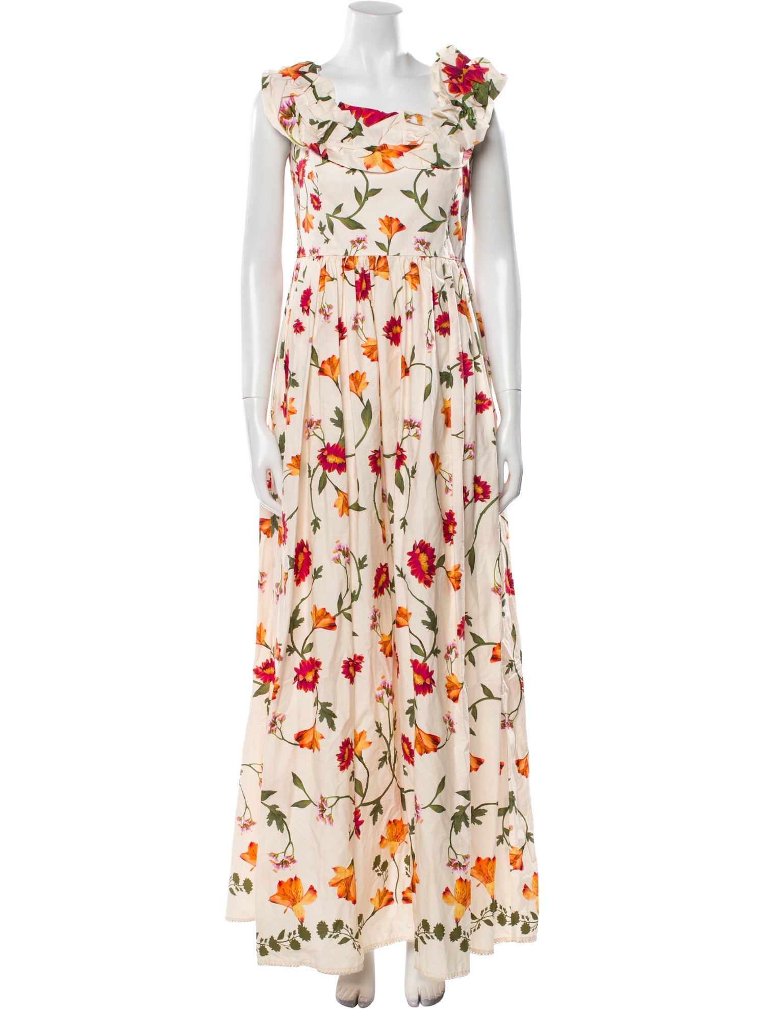 Agua by Agua Bendita Floral Print Long Dress