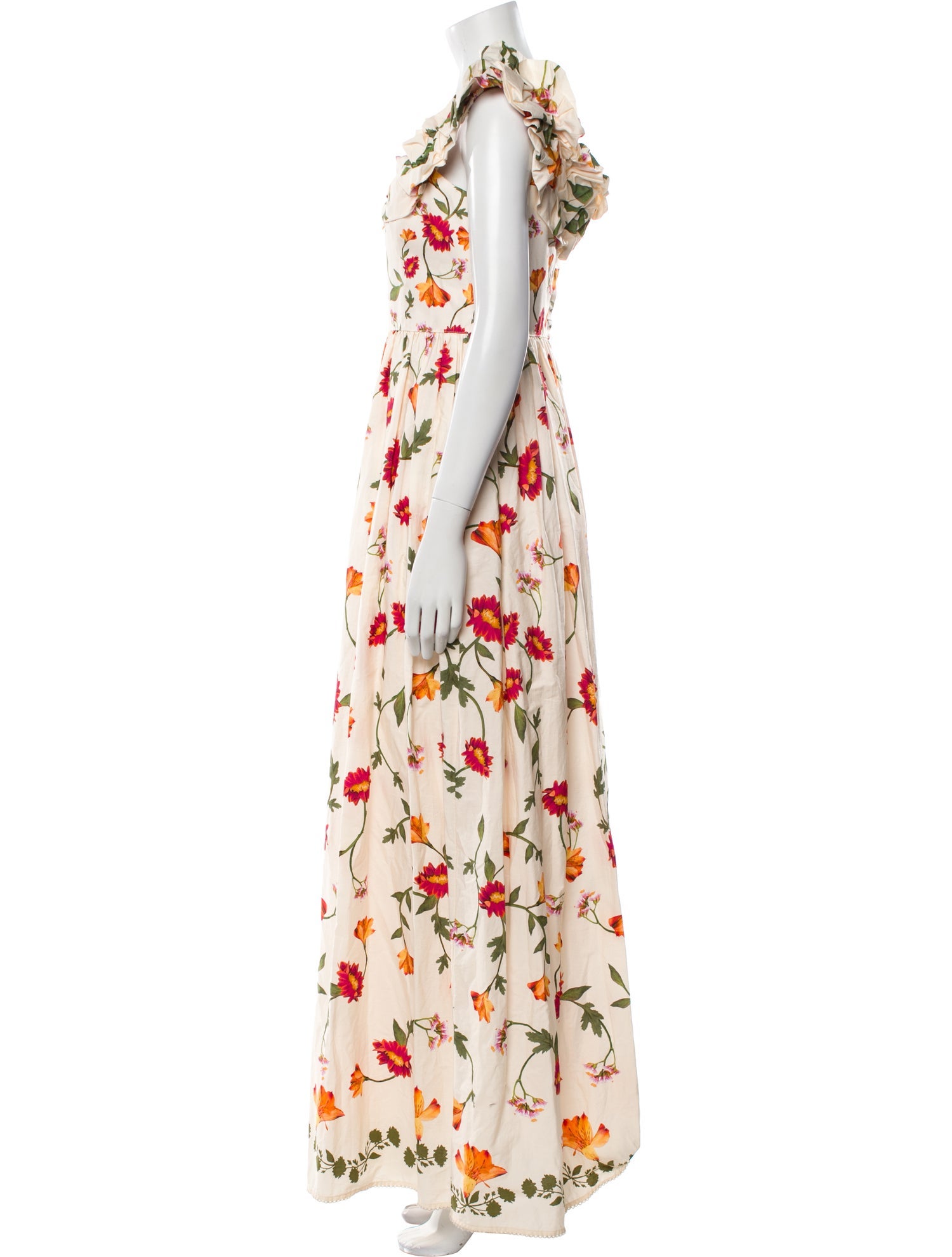 Agua by Agua Bendita Floral Print Long Dress