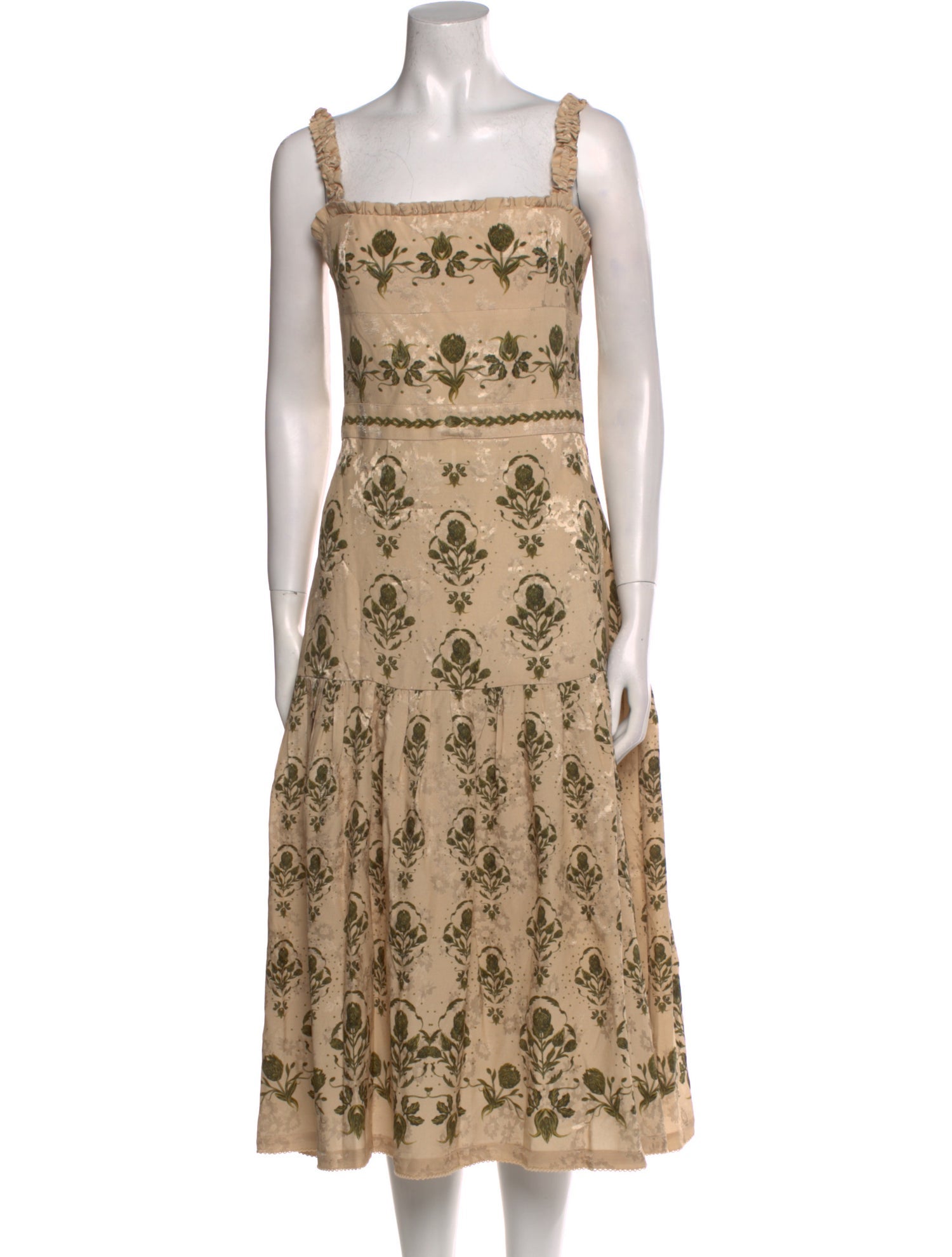 Agua by Agua Bendita Printed Midi Length Dress