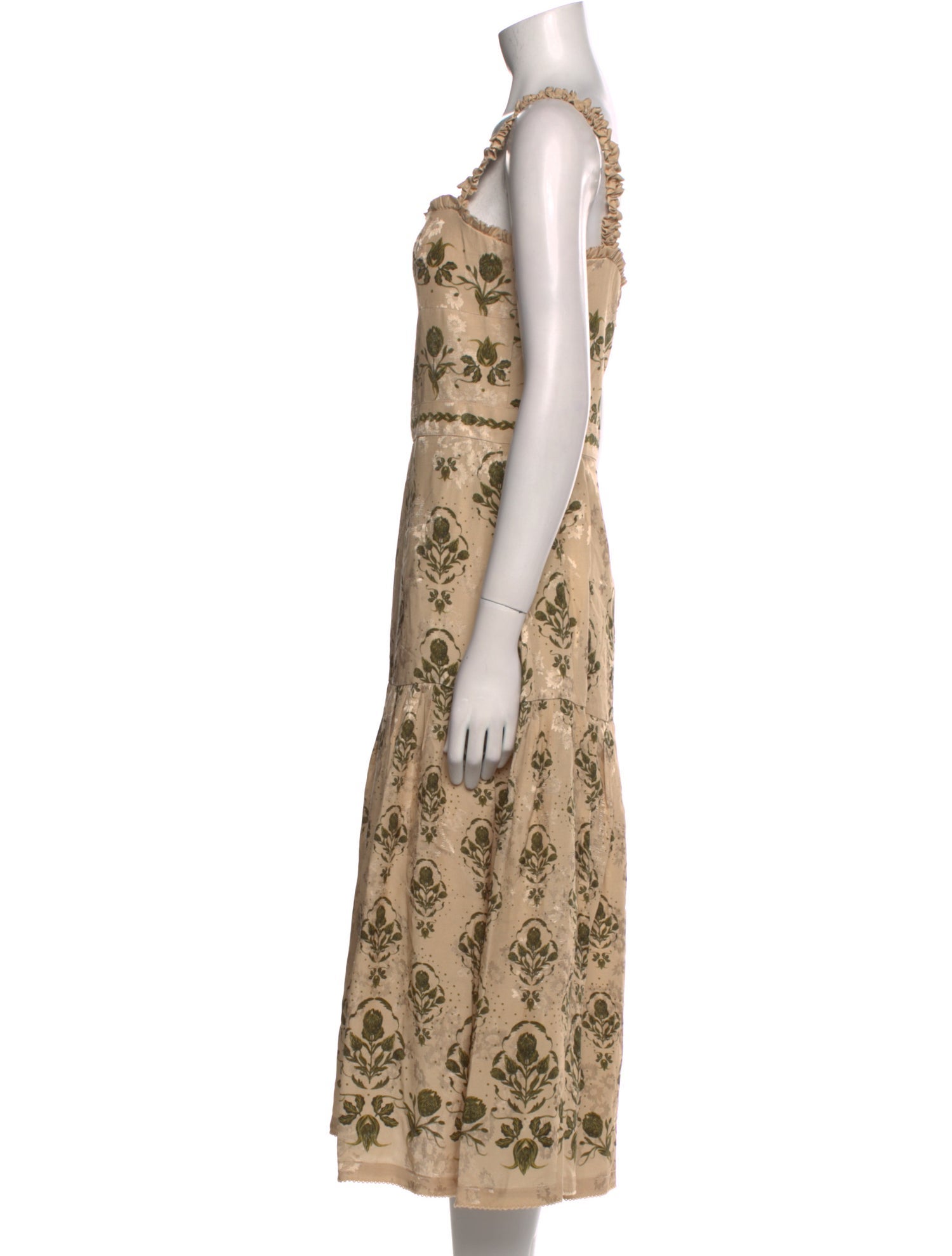 Agua by Agua Bendita Printed Midi Length Dress