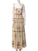 Agua by Agua Bendita Floral Print Long Dress