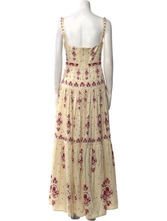 Agua by Agua Bendita Floral Print Long Dress