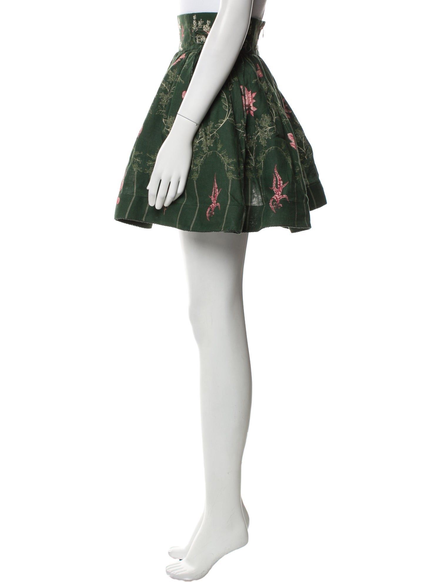 Agua by Agua Bendita Linen Mini Skirt